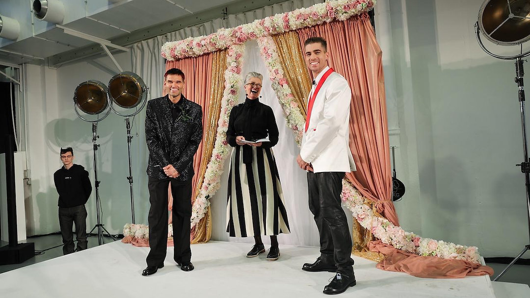 Married on the runway! Jordan Bowen and Luca Marchetto surprised the fashion world by turning their runway into a wedding celebration. I was the lucky one leading the ceremony. Want to read more about this incredible story? Link in Bio #LoveInFashion #WeddingInspo #weddingcelebrant #awildecelebrant