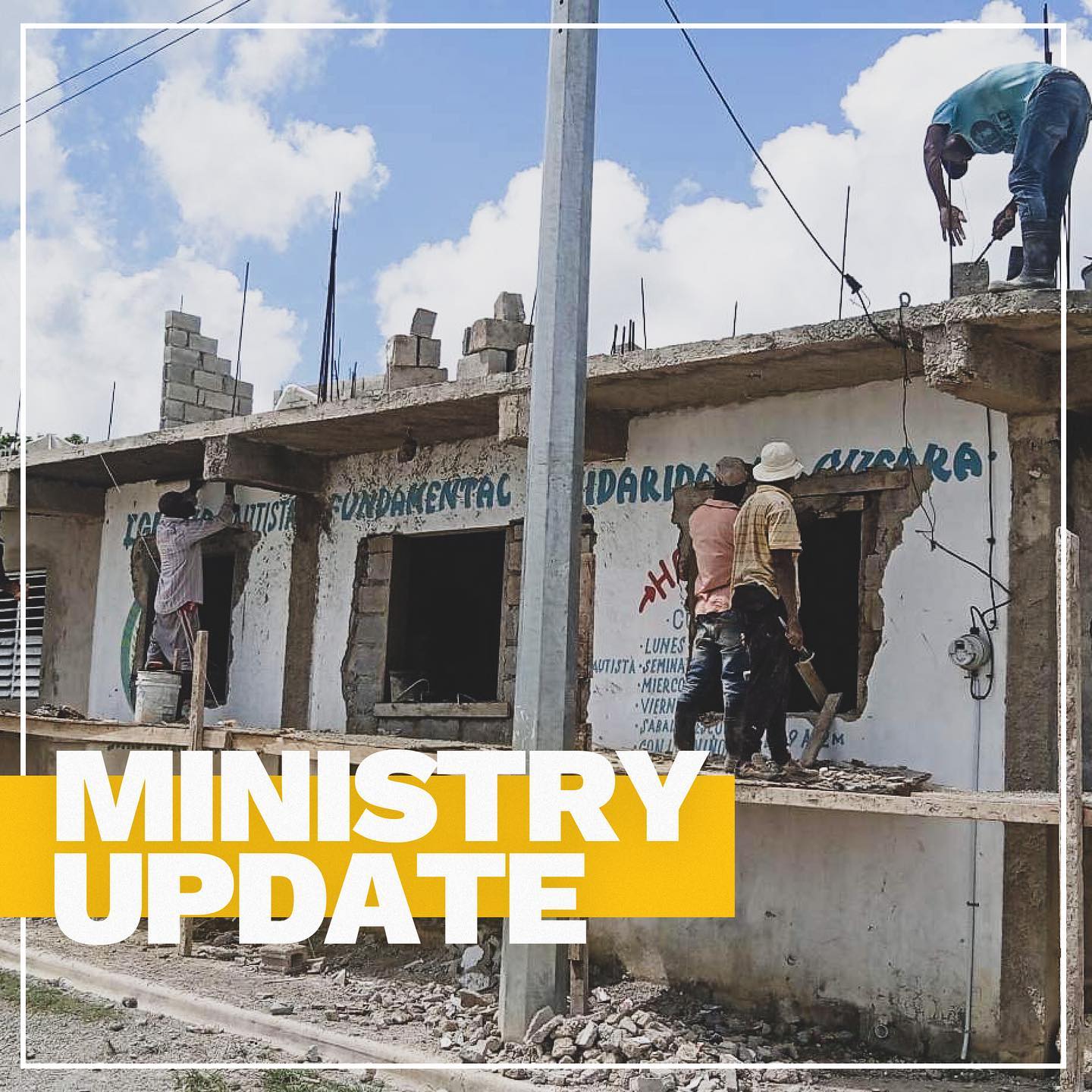 An Update from our ministry partner, Pastor Mathieu 🙏
In the last few days since Tropical Storm Franklin, Mathieu and his church have been actively assisting their community—helping victims of flooded homes and rushing supplies to those in need. Thankfully, much of the damage is far less than predicted.
Now, construction has resumed on their new church building! ⛪️ We are in awe at what God has done to exponentially grow this faith community over the last year.
Want to be a part of the amazing things happening among our ministry partners in the Dominican Republic?
Click the 🔗 in our bio!
.
.
.
#projectnewjerusalem #dominicanrepublic #haitain #refugeefamilies #gospelofjesuschrist #missions #church