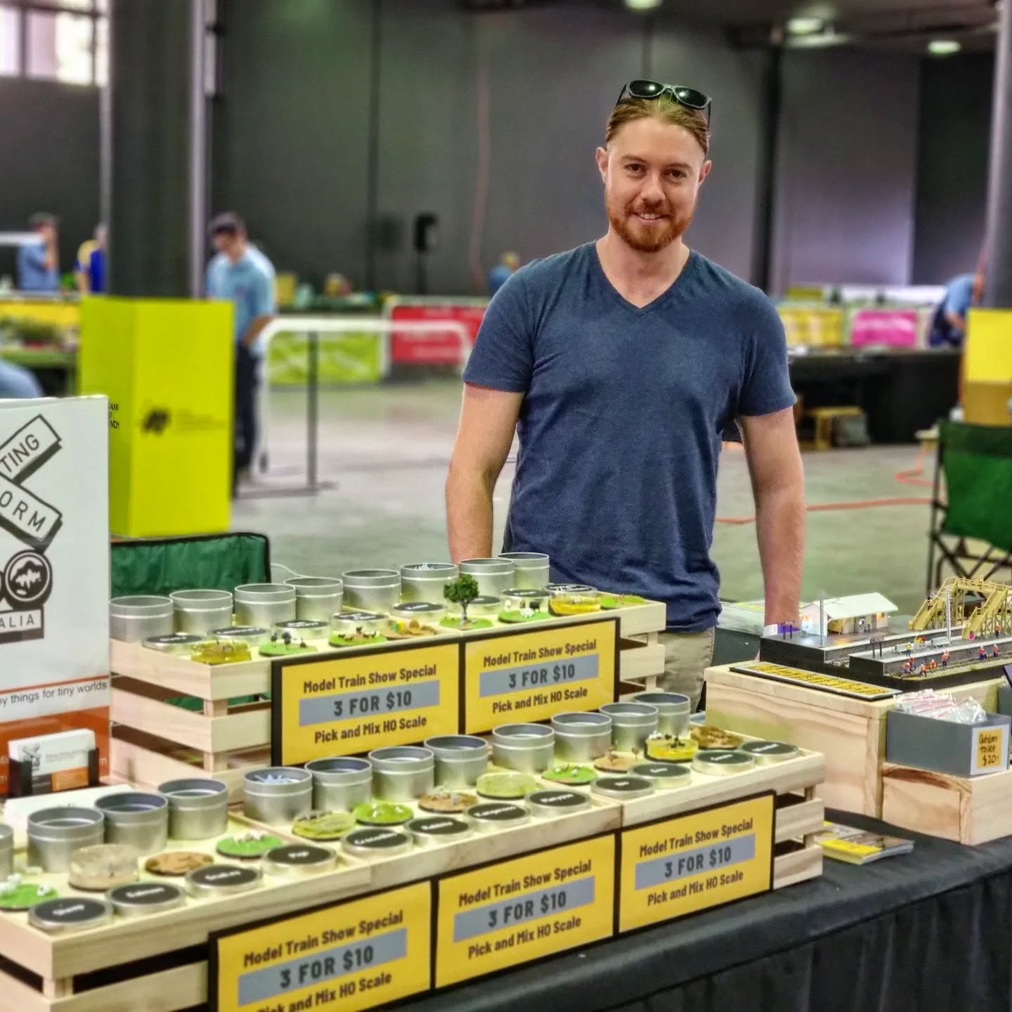 Back again this year! We are always pretty quiet on the socials but look forward to meeting you face to face @bnemodeltrainshow this weekend 🚉🚉 #Brisbanemodeltrains #modeltrains #modeltrainlayout #hoscale #nscale #3dprinting #brisbaneanyday