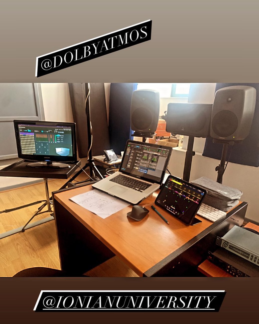 #ionianuniversity #dolbyatmosmusic #avidprotools