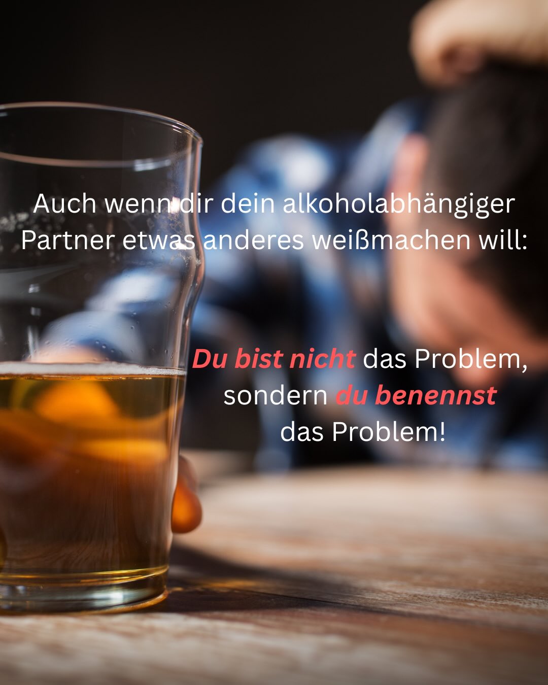 .
Starte jetzt damit, die Dynamik des Suchtsystems zu durchbrechen, wieder in deine Kraft zu kommen, Grenzen setzten und Standpunktsicherheit erlangen zu können.
.
Link zum Videokurs in Bio
.
Anfrage für ein Coaching gerne als DM oder Mail: julia@juliamariakessler.de
.
.
#coabhängigkeit #meinpartnertrinkt #alkoholismus #sucht #alkoholiker