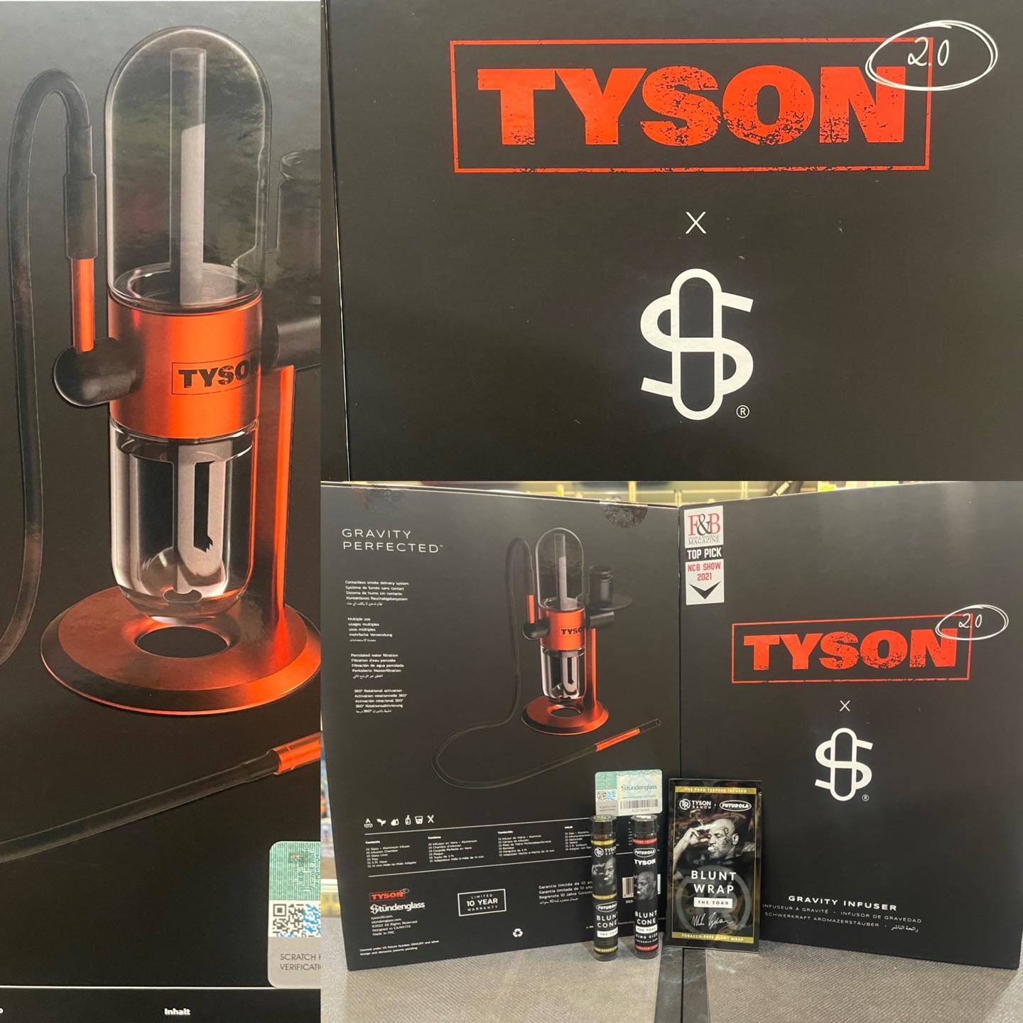 New Arrival watch your fight nights in style with the New STUNDENGLASS Mile Tyson 2.0 in stock at all locations. Don’t forget to also pick up some Tyson wraps and Cones.. #heycheifpassthatshit #theglasshousetx #miketyson #stundenglass #420 #hookaholics #dallassmokeshops #tysonwraps #tysoncones