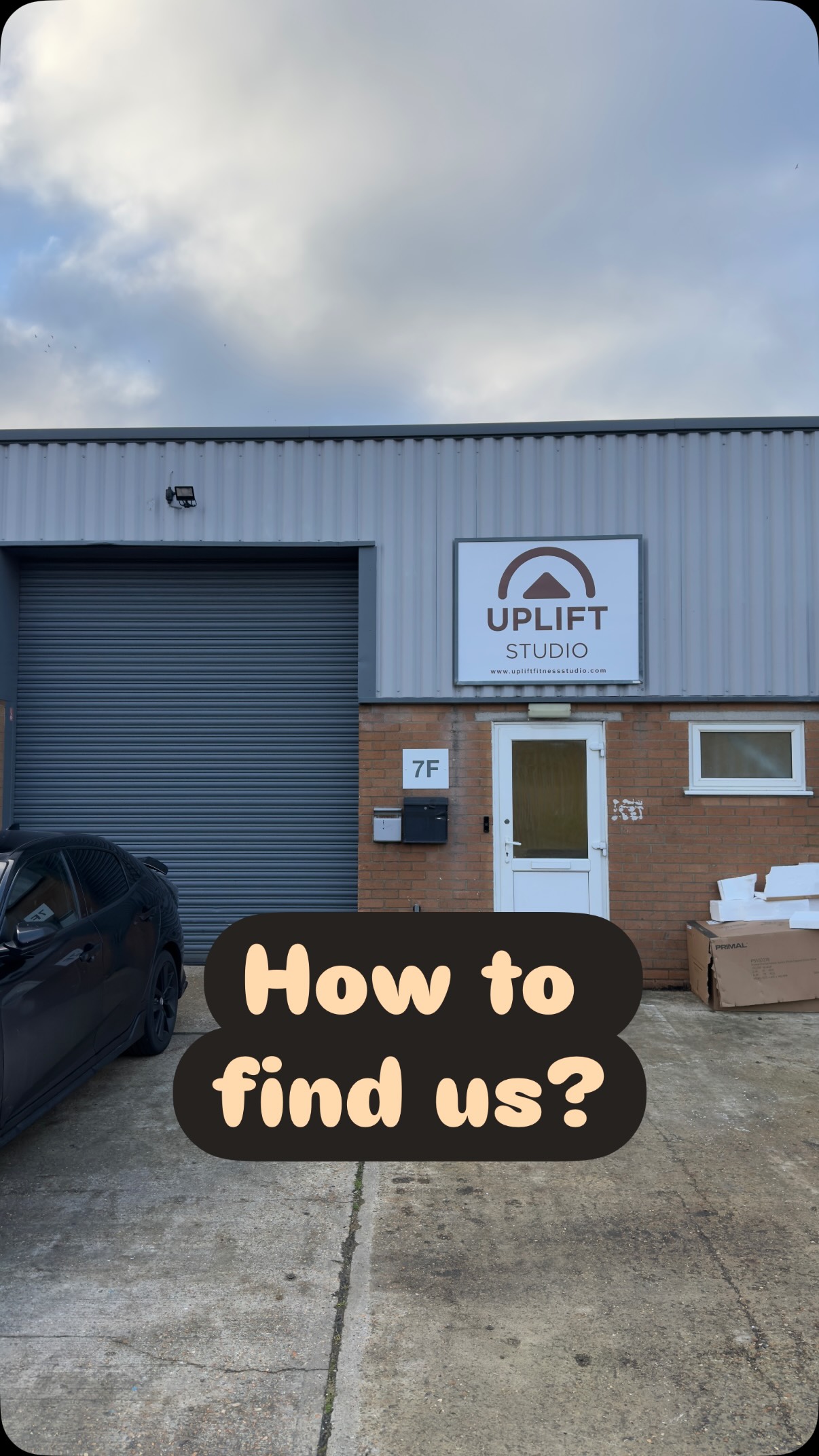 How to find us?
Made this video to show you all how to find us, especially for the open weekend this weekend! 🥳
Address is:
Unit 7F, Lodge Road, Staplehurst, Kent, TN12 0QY
Come down either Saturday or Sunday between 09:00 and 14:00 to have a look round, talk to us, ask any questions and become a Founding Member (limited spots available)
We can’t wait to open and welcome you all in to the studio!
#upliftstudio #staplehurst #foundingmember