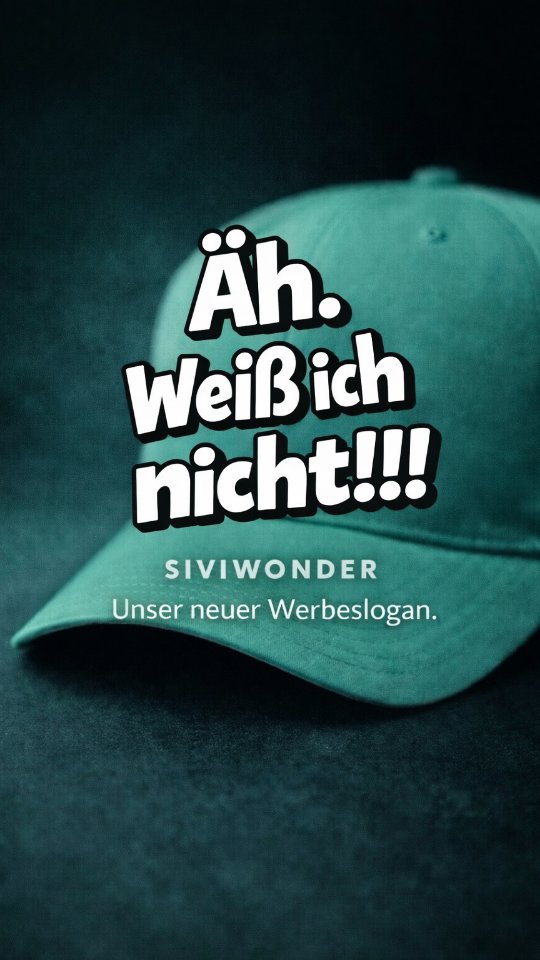 Wir wollten einen neuen Werbeslogan für Siviwonder finden.
Also haben wir gefragt.
Alle.
Wirklich alle.
Die Antworten reichten von
„Äh … weiß ich nicht.“
über
„Oh mein Gott …“
bis hin zu
sehr viel Nachdenken.
Sogar der Hund wurde interviewt.
Er hatte auch keine Idee.
Und genau da war er plötzlich da. 💡🍺
Unser neuer Werbeslogan.
Manchmal ist der Weg zum Slogan eben etwas länger.
Oder ehrlicher.
Oder einfach… so wie er ist.
👉 Äh. Weiß ich nicht.
#behindthescenes #Waiblingen #business #stuttgart #diy