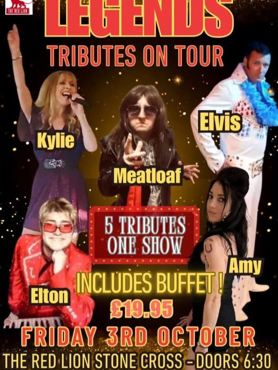 Legends night! Friday 3rd October!
Tickets selling fast🤩Book now🤩
Limited spaces available 😉
#livemusic #music #tribute #liveband