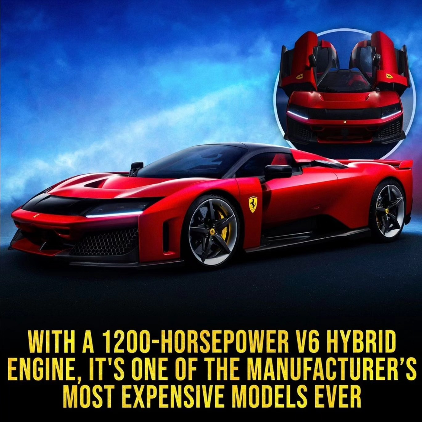 V6 Hybrid though?!?!? How yall feel about that?? Even though it's 1200 HP, it's still a V6...