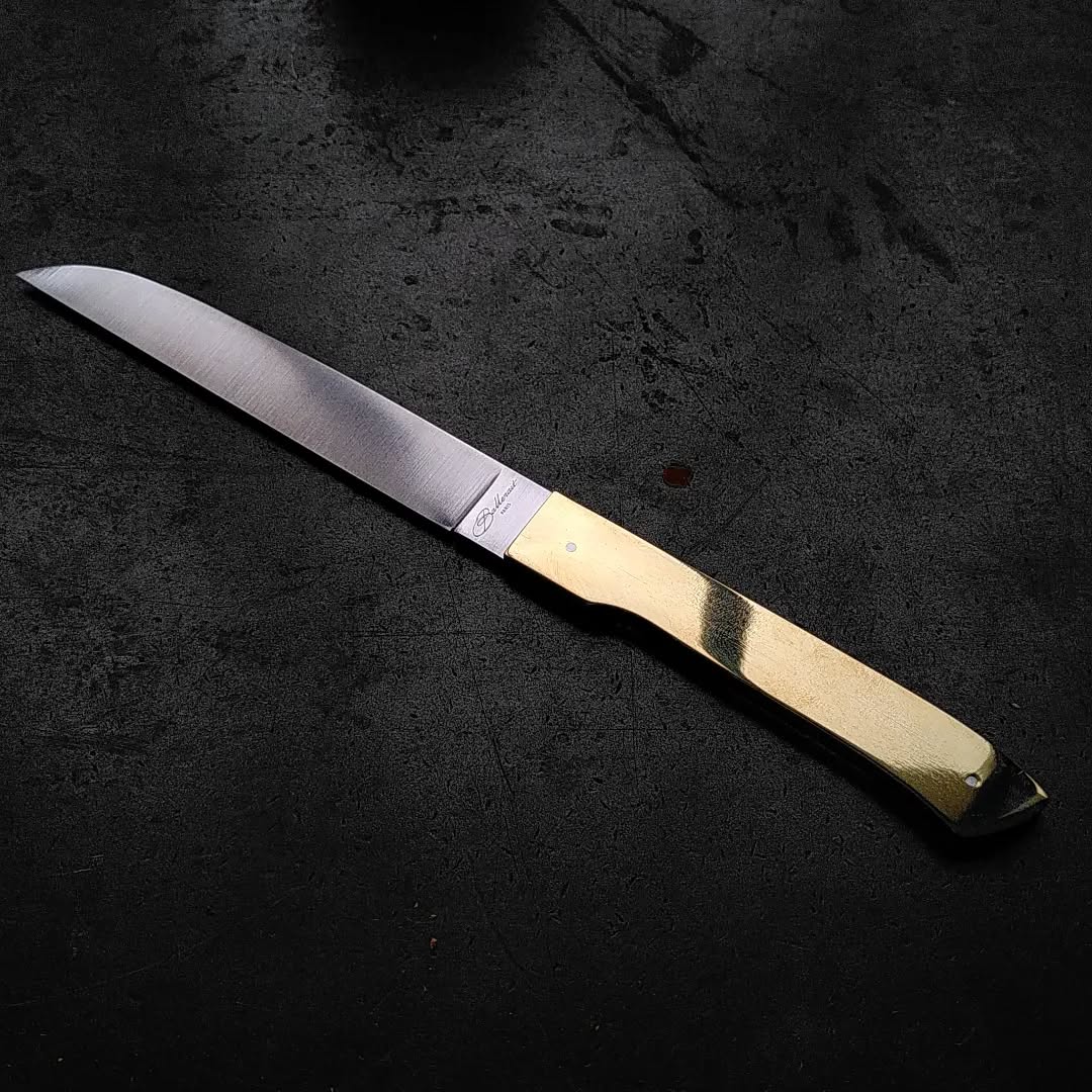 Petit Parisien de table, inox et laiton