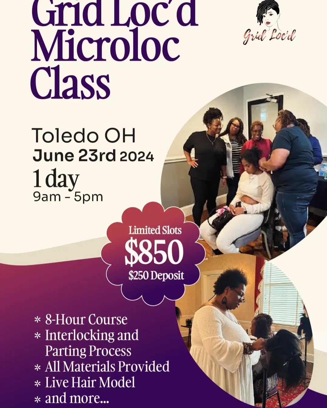 Gridlocdnaturalhair.com
336-513-7223
#gridlocdnaturalhair #microlocs #loctician