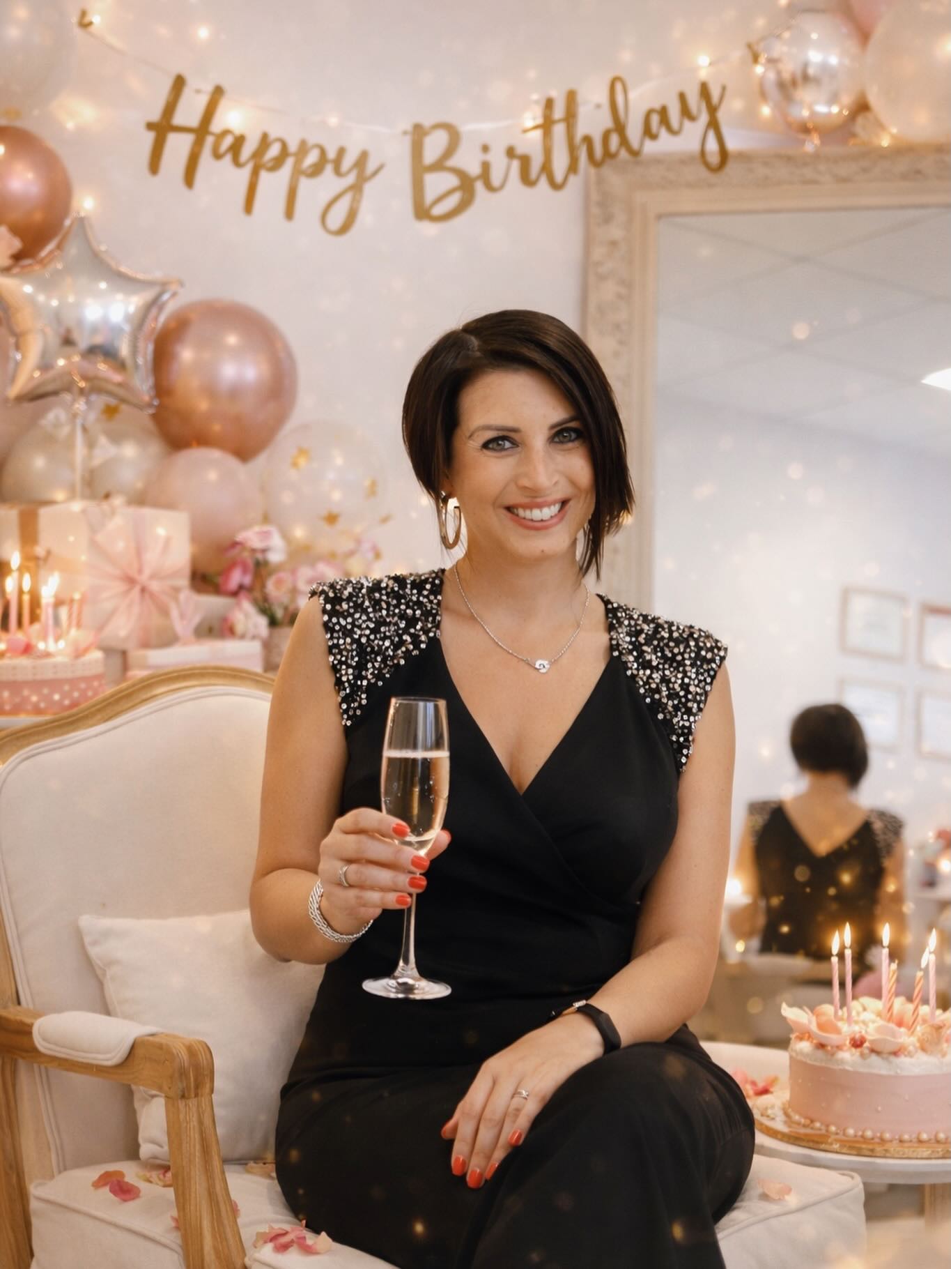 🎂 Aujourd’hui, j’ai 44 ans 🎉 Et mon cabinet fête ses 5 ans. Je vais le dire comme je le sens, sans faire semblant : je n’ai pas “juste” grandi. J’ai été façonnée. Par la vie. Par la perte. Par l’épreuve. Par les choix. Il y a une part de moi qui célèbre. Et une autre qui a envie de pleurer, sans trop savoir pourquoi. Parce que ces deux anniversaires me ramènent à tout ce que je ne montre pas.
J’ai souvent avancé en silence. J’ai parfois fait comme si j’allais bien parce qu’il fallait tenir. J’ai pris des décisions qui ont changé le cours de ma vie, avec la peur au ventre, mais cette petite voix qui disait : vas-y.
Il y a 5 ans, j’ai ouvert ce cabinet parce que c’était le moment. C’est un endroit où j’ai vu l’humain à nu, des patientes qui arrivent en disant « ça va » et qui s’effondrent en 2 phrases, des personnes qui se croient “faibles”, alors qu’elles sont juste épuisées de porter, des larmes qui ne sont pas de la tristesse, mais du trop-plein, des prises de conscience qui font mal avant de faire du bien.
Et ces moments où quelque chose se dénoue, où je sens physiquement que la respiration revient.
Et je vais être honnête : il y a des accompagnements où je me suis demandé si j’allais être à la hauteur. Des jours où, je suis restée là, immobile, pour redescendre. Des soirs où je me suis demandé si je pouvais continuer à recevoir autant de vrai.
Je ne sais pas accompagner en mettant mon cœur sur “mode avion”. Alors oui, parfois ça me bouscule. Mais je crois que c’est aussi pour ça que je suis juste.
Merci à vous mes patientes, pour la confiance, pour l’intime, pour ce que vous déposez ici. Merci aux établissements qui me font confiance.
Et puis… mes étoiles ✨Je les cite peu, parce que c’est trop sensible. Surtout toi, Maman ❤️. Sans toi, je ne serais pas celle que je suis aujourd’hui. Sans ce que j’ai traversé à tes côtés, sans ce que j’ai appris de la maladie, de la dignité, de l’injustice et de l’amour qui tient même quand tout se délite, je n’aurais pas eu cette force-là. Ni cette manière-là d’accompagner.
Je regarde la femme que je suis devenue avec ses cicatrices, sa lucidité, ses failles, sa force : « Tu as construit quelque chose de vrai. »