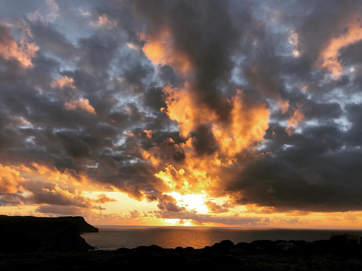 burning sunset at #nurra #sunsetphotography #lampianu