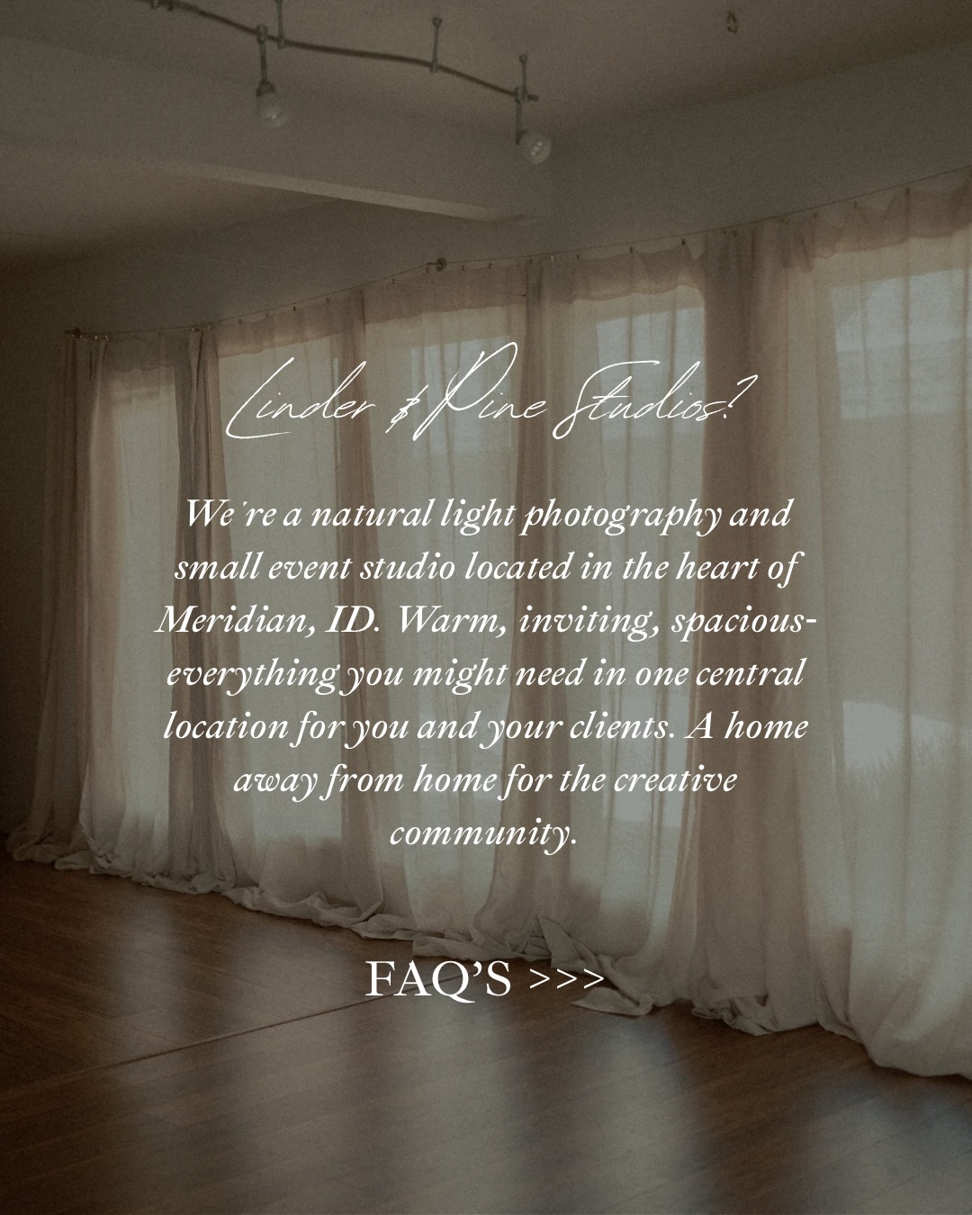 New to Linder & Pine Studios? Here are the answers to a few of our FAQs!