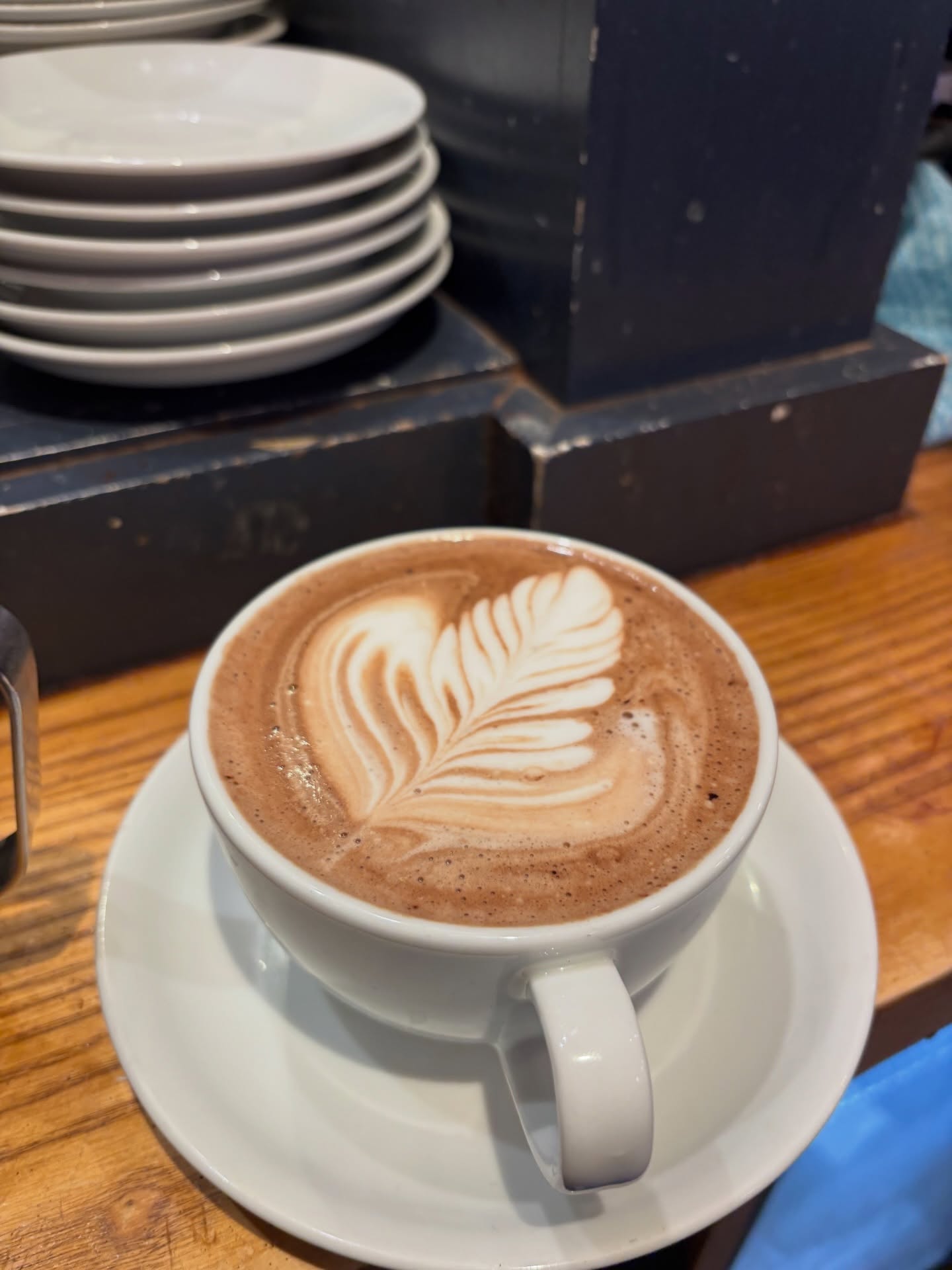 Feeling the cold? Pop in for a coffee or hot chocolate to warm you up ❄️☕️