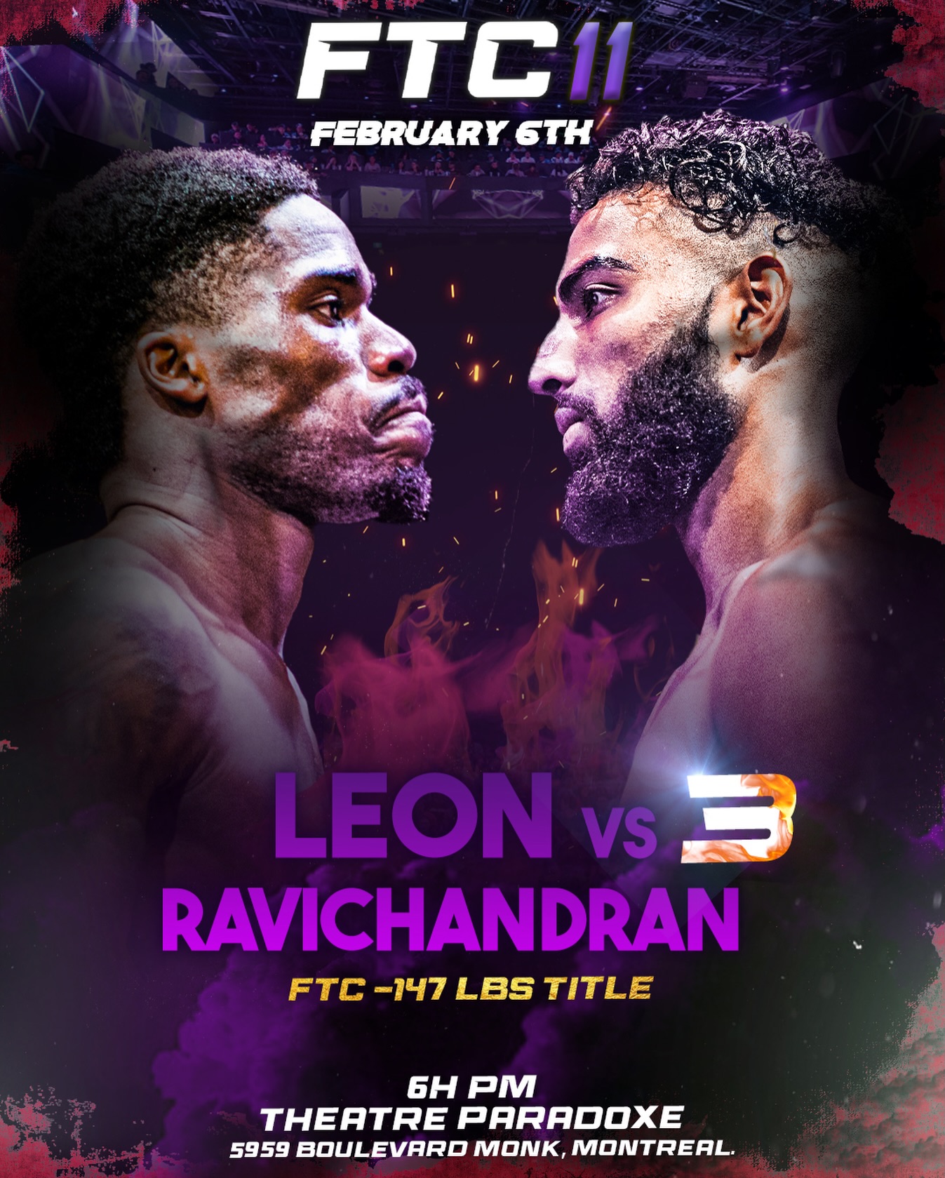 FTC 11 en Montreal: Una noche de rivalidades históricas, regresos épicos y talento internacional @fighttimechampionship
🗓️ 6 de febrero
📍 Théâtre Paradoxe @theatreparadoxe
#montreal #agendasocial #mtl #mtlmoments #latinos