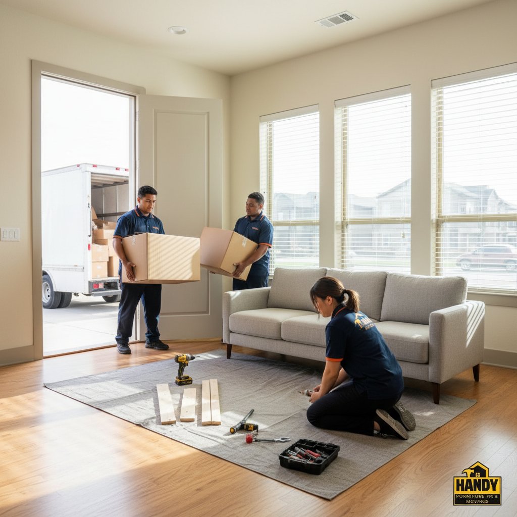 Seamless moves. Effortless assembly. All-in-one.
Imagine skipping the stress of juggling movers and installers. What if your new space felt like home from day one?
Unlock the potential of your space with Handy Furniture Fix – Dallas's trusted name in furniture installation excellence. Call or txt for information 945 2574916 or whatsapp. Hablamos español.
#furnitureinstallation #dallasmetroplex