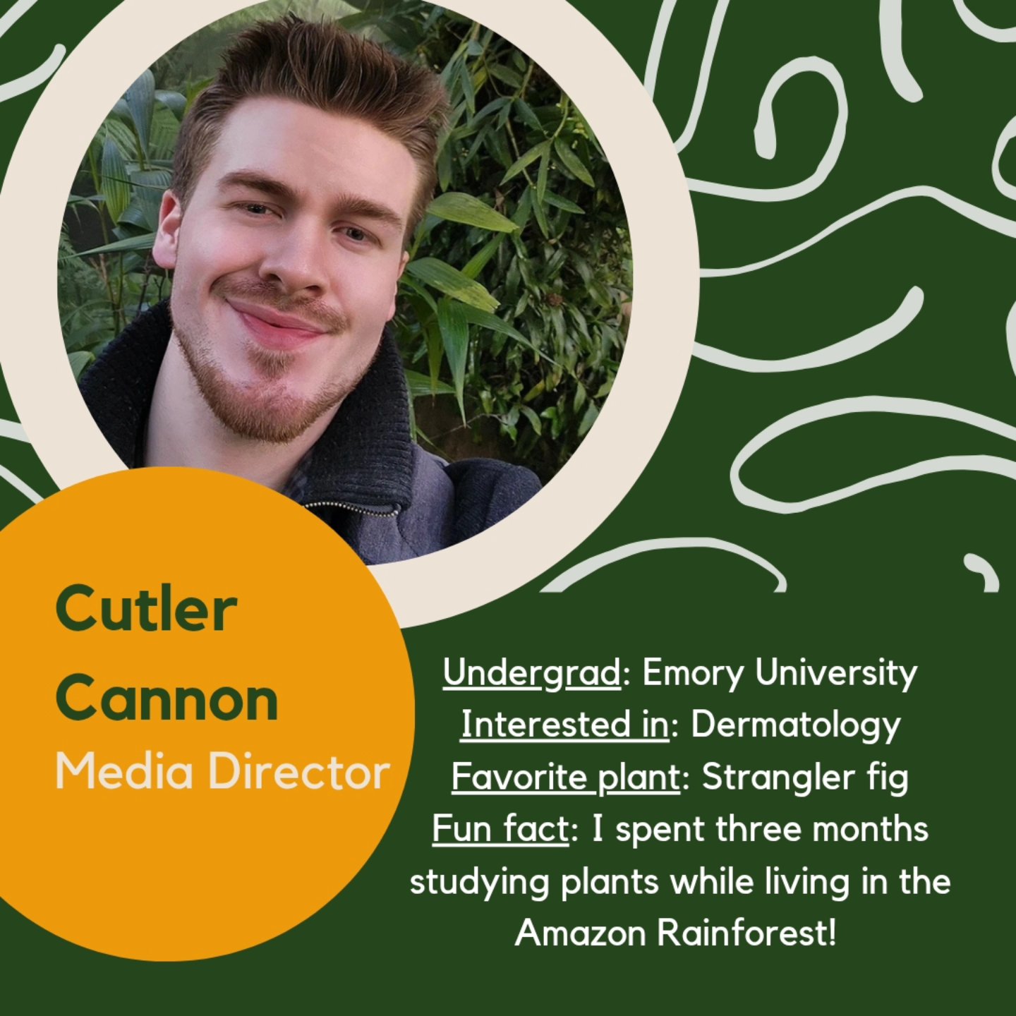 Meet Cutler, one of our Media Directors! 🌱
Passionate about the intersection of plants and medicine, he’s excited to see how botanical innovations will shape the future of healthcare.
#garden #botany #medicine #health #integrative #nature