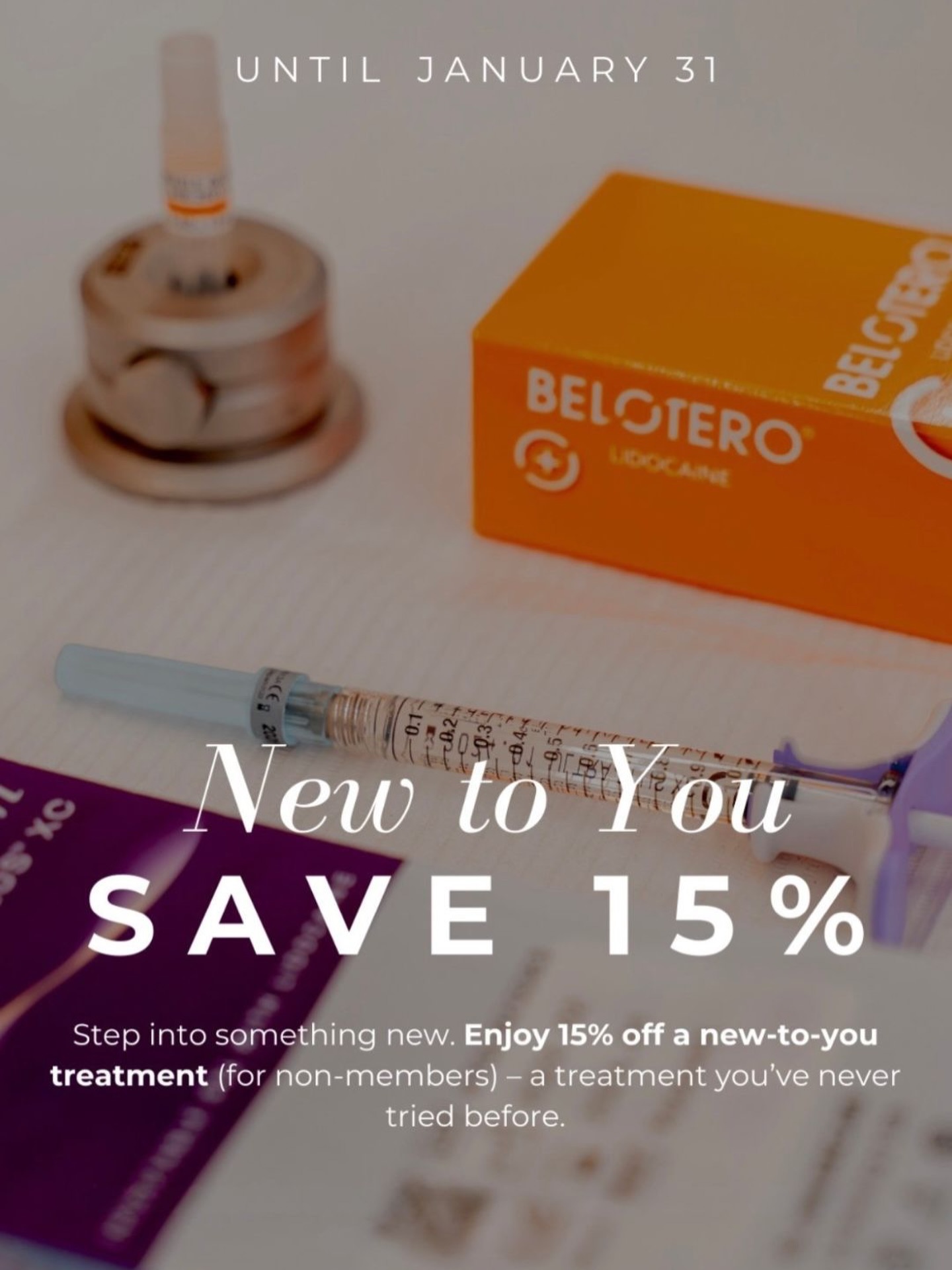 This is your sign to try something new ✨
For January only, enjoy 15% off a new-to-you treatment 🙌
The same kind of value our Rejuvenus Exclusive Members receive year-round. New year, elevated you starts here.
*Limit one per patient | cannot be combined with any other promotions or existing member’s discount*
Ready to start your journey with #RejuvenusClinic⁉️ Contact the clinic to schedule a consultation.
𝐂𝐨𝐧𝐭𝐚𝐜𝐭:
📞 647.615.0223
📲: info@rejuvenusclinic.ca
🖥: www.rejuvenusclinic.ca
📍3130 Bathurst St, Toronto
🔗:WhatsApp ⤵️
https://wa.me/message/ZLBZ7RB3PVMZM1
.
.
.⠀⠀⠀⠀⠀⠀⠀⠀⠀
.
.⠀⠀⠀⠀⠀⠀⠀⠀⠀
.⠀⠀⠀⠀⠀⠀⠀⠀⠀
#rejuvenusclinicca #yyzskinclinic #torontoskinclinic #skintreatment