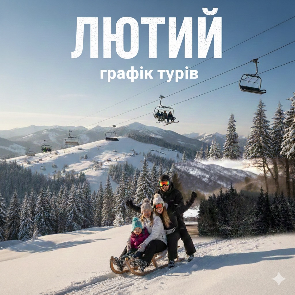 ✨ ПЛАЙ: СПА – ЛІЖІ – РОЗВАГИ Одноденний тур у гори…