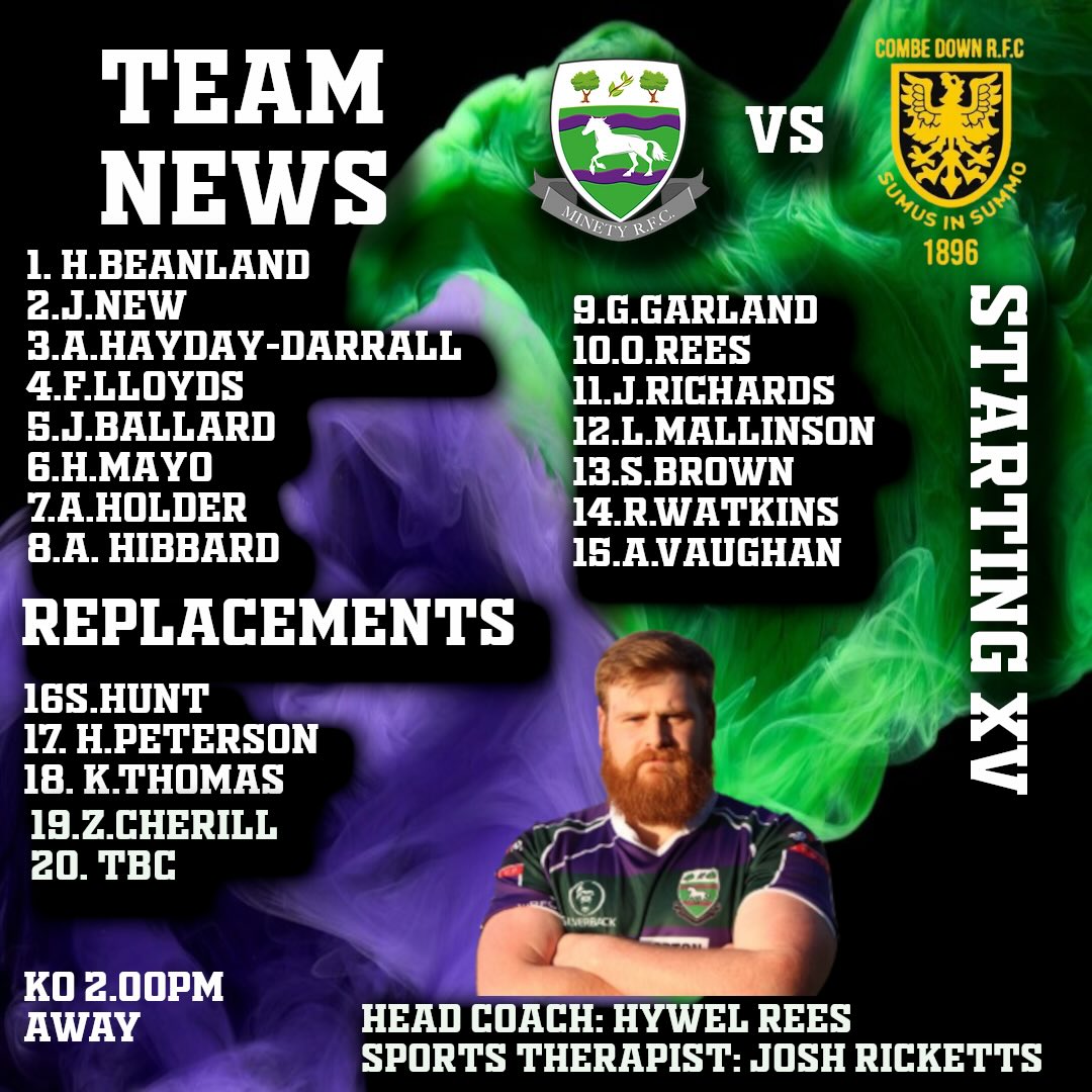 💥 TEAM ANNOUNCEMENT + THE DREAMERS RETURN 💥
For the first time in a long time, we’ve got 40 players available across both squads — strength in depth is BACK.
The Dreamers return.
The squad is stacked.
Long may it continue. 💚💜🏉
#UpTheClub #DreamersAreBack #StrengthInDepth