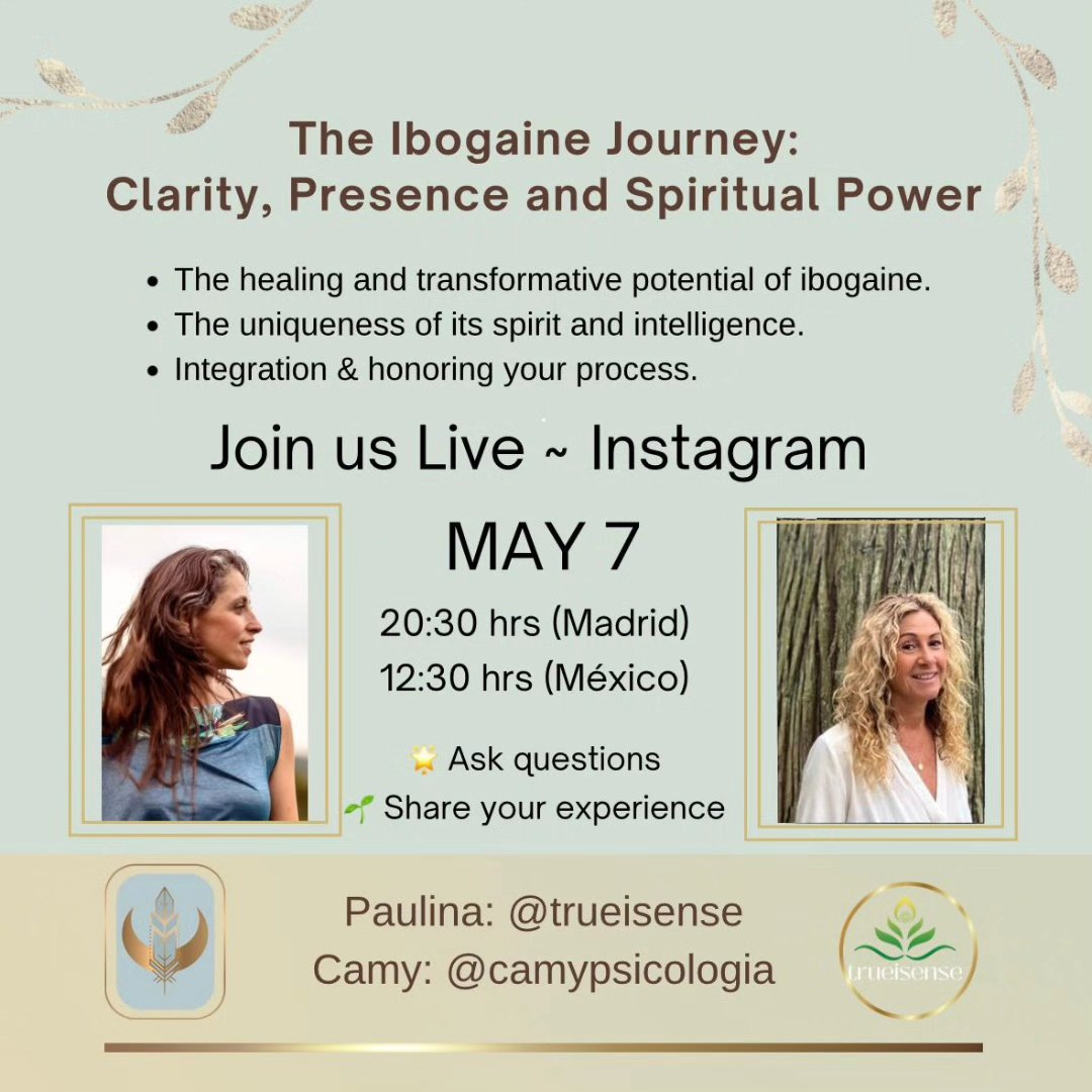 🤍Psicoespiritual Iboga Healing 🤍
Join us for this live Q&A discussion about how we can deepen the process of self-knowledge and healing through Iboga medicine.💫