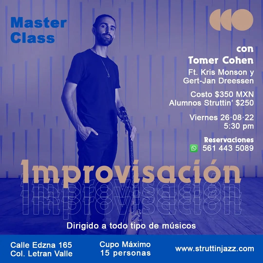 CDMX!
In August 26th we're doing a improvisation masterclasses at @struttinjazz at 5:30pm!
@pm.music.agency
@paulina_mercadrums
๐ธ @liri_agami