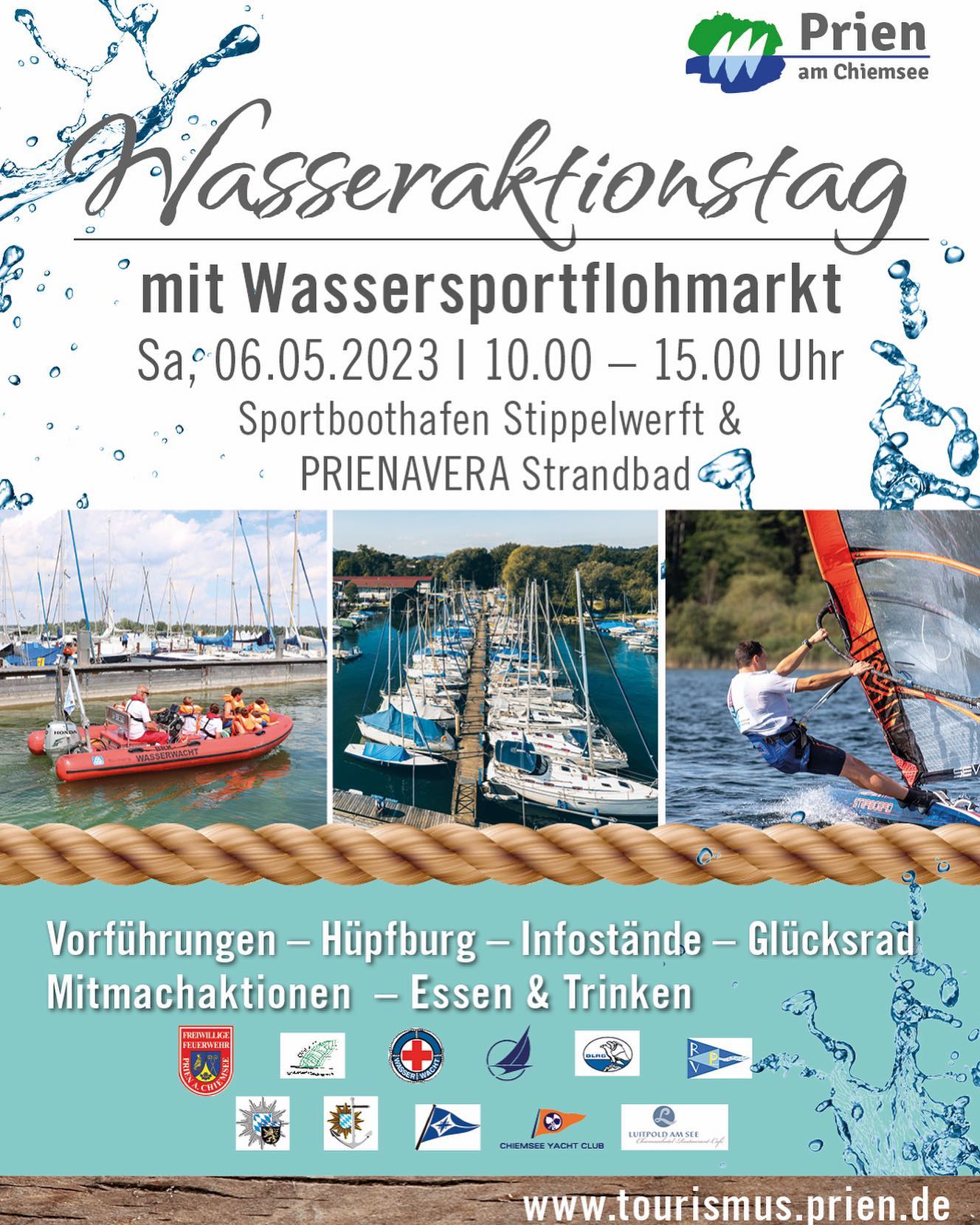 Richtiges Verhalten und Sicherheit beim Stand Up Paddling - das stellen wir am Samstag in den Mittelpunkt beim Wasseraktionstag in Prien am Chiemsee. Von 10 bis 15 Uhr stehen wir für alle Fragen bereit und zeigen dir Equipment, Tipps und Tricks. Darüber hinaus gibt es Vorführungen und Informationen - unter anderem von der Wasserwacht, Polizei und Co. Komme vorbei - wir freuen uns auf dich!
📍 Sportboothafen Stippelwerft / @prienavera_erlebnisbad
⌚️ Samstag, 6. Mai / 10 bis 15 Uhr
#wasseraktionstag #prien #prienamchiemsee #standuppaddling #paddleboarding #standuppaddle #stehpaddeln #chiemseealpenland #chiemseechiemgau #chiemsee
@prien_am_chiemsee