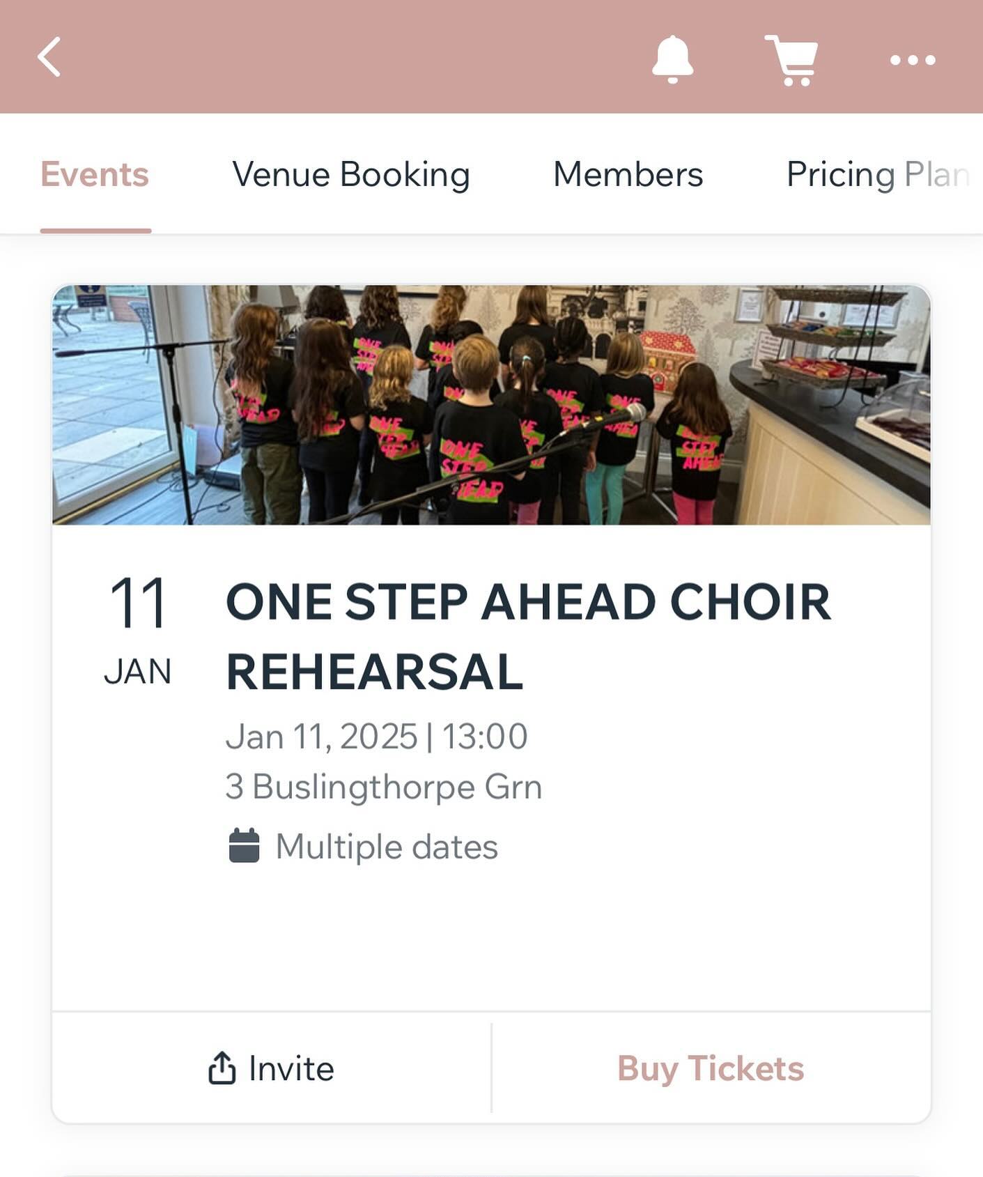 Did you know we have an app? 🎼
You can stay up to date with everything One Step Ahead in one place! Book events, tickets & even access our BRAND NEW children’s piano course for beginners!
🎹
Download the app ‘spaces by wix’ & use the invite code ‘T18J6R’ to join our One Step Ahead app 🎶
We will tell you more about our new online course soon! Message us for more information ❤️
#singing #piano #pianocourse #children #leeds