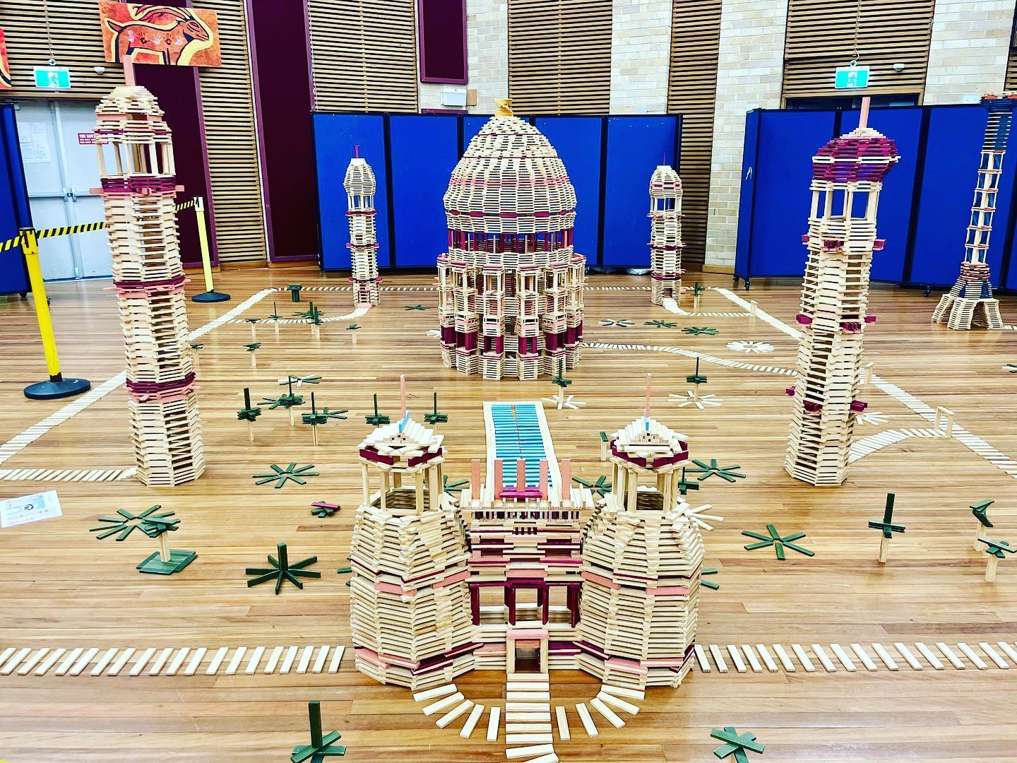 Kids ingenuity at its best !!!! The Taj Mahal 🕌😍