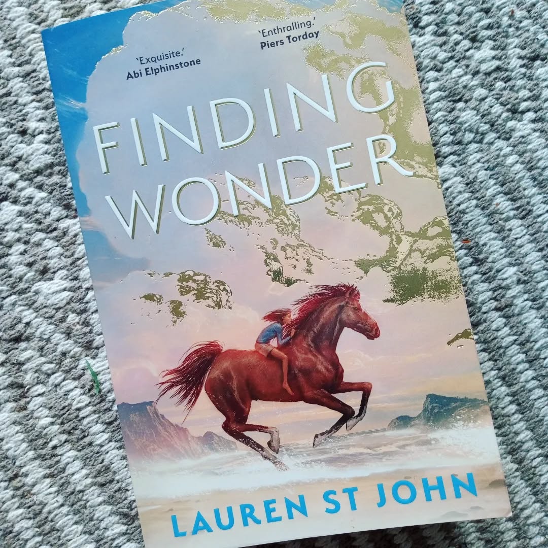 Just finished this gorgeously illustrated horse-lover's dream of a book!