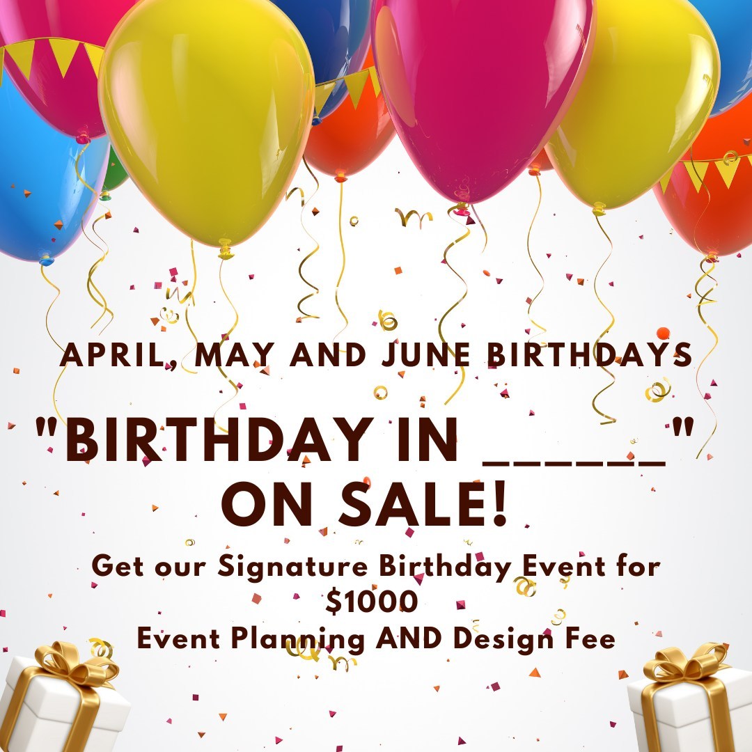 Celebrate You Birthday in Living Color with “Birthday in ______”
A concept originally envisioned by Kontour Events client T. Murray. This theme allows you to celebrate your birthday by incorporating your favorite color and a little mystery for both you and your guests. The concept is your guests will be invited to an event with an undisclosed location 48 hours prior to the party. Guests are asked to wear some form of the theme color. They can do this creatively, from an entire ensemble to an accessory, or wear the color in any way they chose. Kontour’s event services will allow your birthday to be one to remember. Contact Us Today before your Special Day gets booked at this price.
Go to kontourevents.com for more details