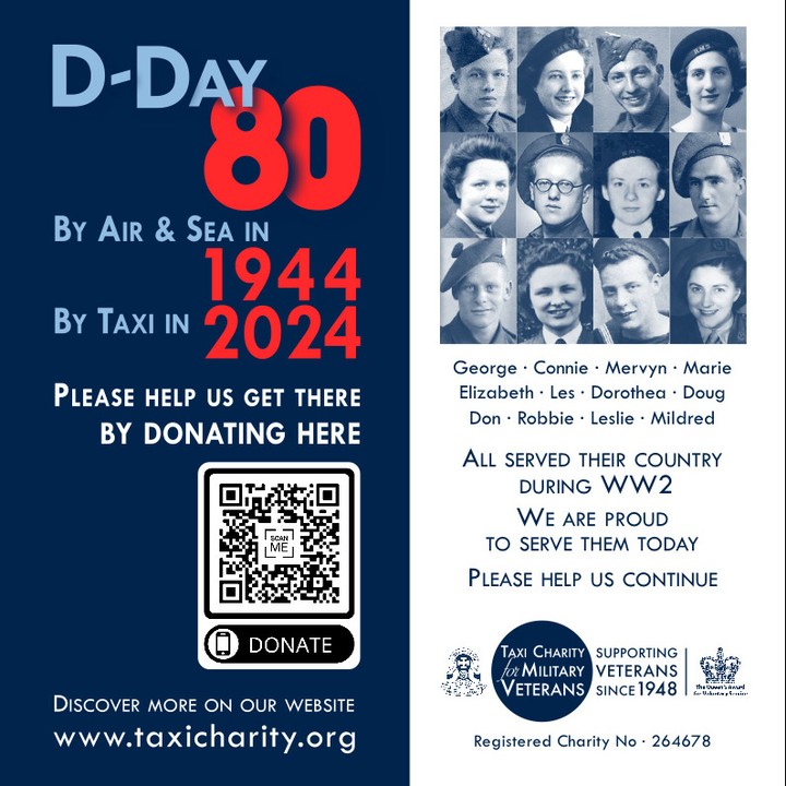 Today marks 100 days until the 80th anniversary of D-Day and we need your help to get our veterans to Normandy. #DDay80