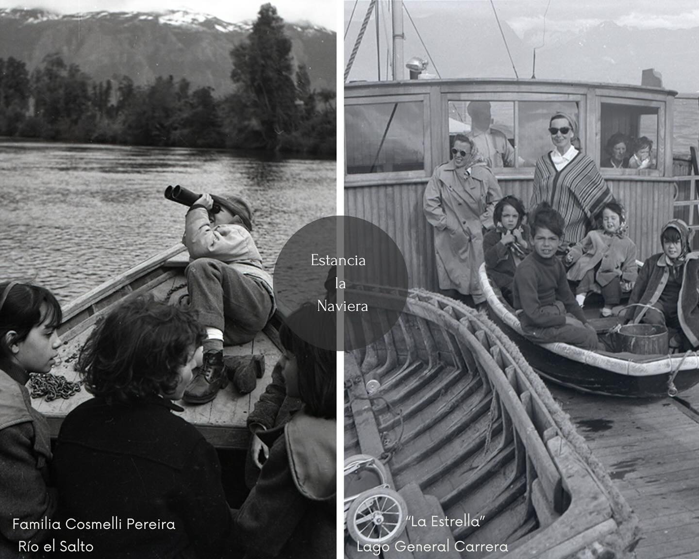 La Naviera
Su nombre viene de la Sociedad Naviera de Chile Chico. El cabotaje por el lago y la navegación por los canales de Aysén fueron pasos pioneros de Atilio Cosmelli Esteva y Luz Pereira Lyon.