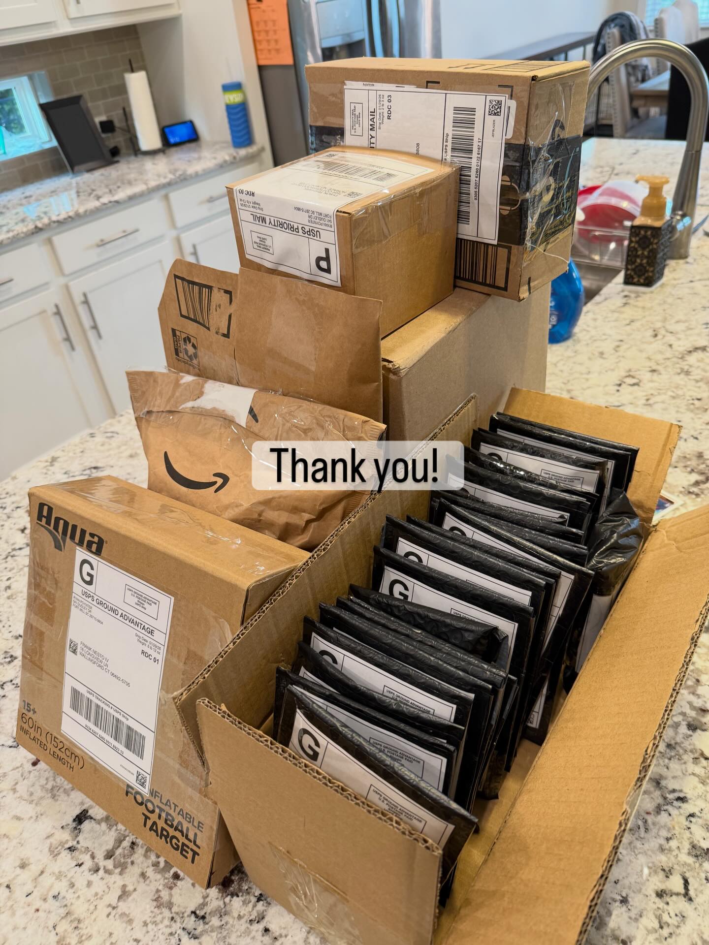 Thanks to everyone who purchased from our #whatnot stream. Orders went out today and will arrive soon. #nflcards #nbacards #sportscards