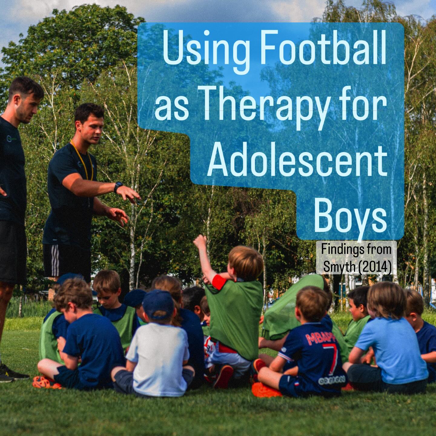 What happens when you use football as therapy for adolescent boys with behavioural issues?
(Smyth, 2014)
#researchpaper #youthsport #youthmentalhealth #football #wandsworth
