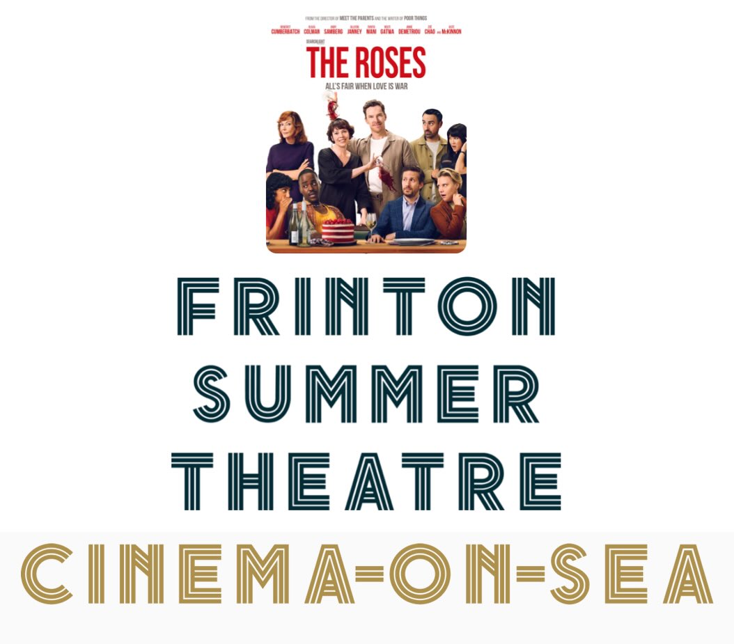 🎬 Exciting news!
Cinema-on-Sea is now part of Frinton Summer Theatre 🎭
Film and live performance now come together under one creative home, meaning every cinema screening directly supports the theatre’s productions, creative programme, and future seasons.
Cinema-on-Sea presents
✨ Benedict Cumberbatch & Olivia Colman ✨
in The Roses
📍 The McGrigor Hall
📅 Saturday 21 February
⏰ 3pm & 7.30pm
🎟 £10.50. Reserved seating
🌹 The Roses is a darkly comic, sharply observed portrait of a marriage unraveling. Intelligent, unsettling, and often very funny, this gripping, character-driven film explores love, power, and long-buried resentments, led by two of Britain’s most acclaimed screen actors. Not to be missed on the big screen.
🎟 Book online 🔗 in bio or at Caxton Books
🕒 Doors open 30 mins before
🍷 Bar ☕ Refreshments 🍦 Ice creams 🍿 Popcorn
🍿 And yes, we now have a popcorn machine.
The full cinema experience has arrived in Frinton!
#CinemaOnSea #FrintonSummerTheatre #TheRoses #LiveArts #IndependentCinema SupportTheArts