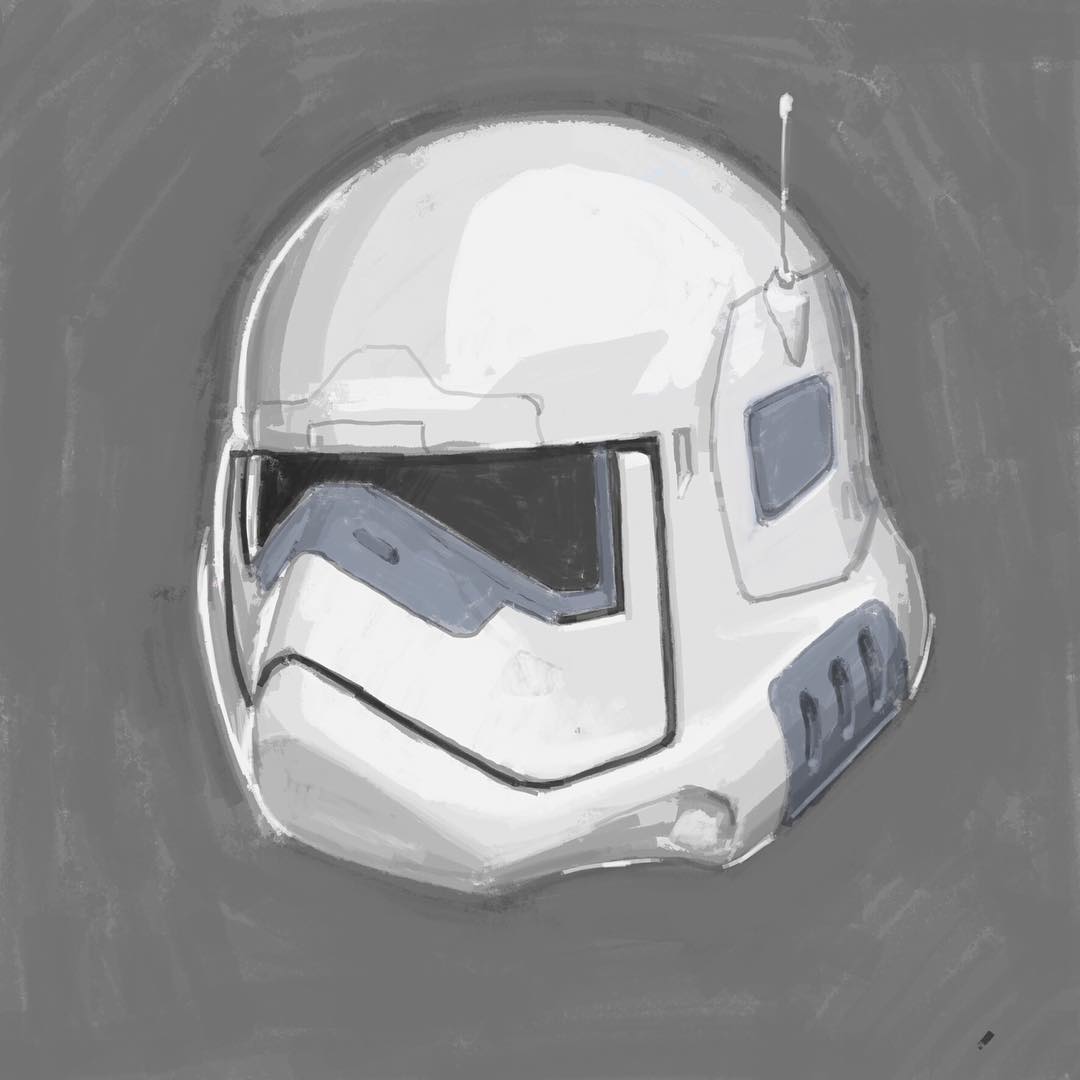 First time I've ever drawn a Stormtrooper, so decided to try my hand at designing a quick helmet. (Posted to the wrong account earlier)⠀
⠀
⠀
⠀
⠀
#stormtrooper #starwars #paint #sketch #drawing #sketchbook #fourpoint #empire #design #id #idsketch