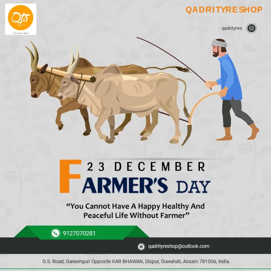 Let us salute all the #farmers for all the hard work they put in to make sure that we never sleep hungry. #HappyFarmersDay
