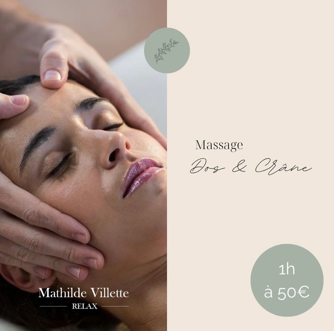✨ OFFRE DU MOIS ✨
Et si tu t’offrais une vraie pause pour relâcher les tensions accumulées ?
Ce mois-ci, je te propose un massage bien-être dos & crâne, idéal pour apaiser le corps et le mental.
💆♀️ Le dos pour libérer les tensions
💆♀️ Le crâne pour calmer le mental et favoriser le lâcher-prise
🌿 Durée : 1h
💛 Tarif : 50€ au lieu de 60€
Un soin profondément relaxant, parfait pour l’hiver, le stress ou la fatigue.
📩 Réservation par message ou directement sur mon site.
#massagebienetre #massagecrane #massagedos #relaxation #massagetoulouse