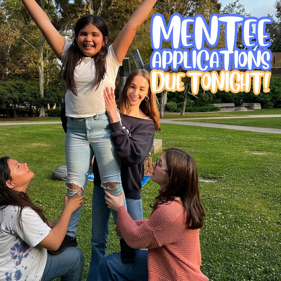 HEYYY MSHIP!! Reminder that Mentee applications close tonight at 11:59 pm!! Visit the link in our bio or mentorshipatucla.org/apply to apply now!!