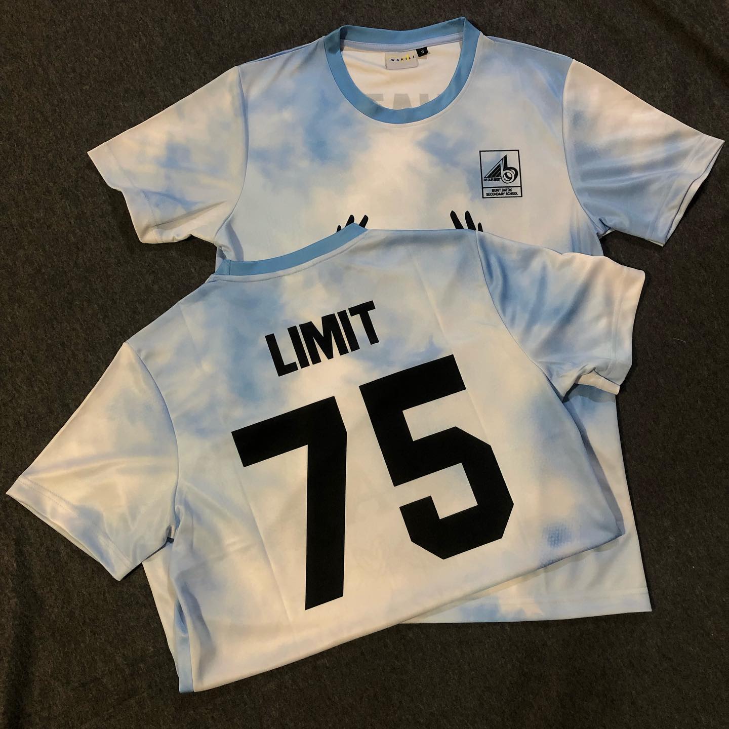 Bukit Batok Sec - Full shirt tie-dye print