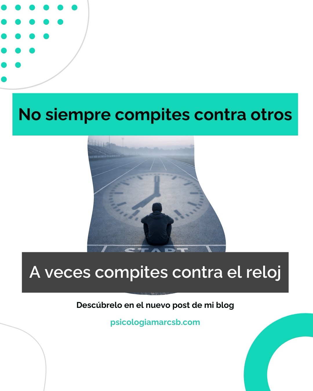 A veces no compites contra otros.
Compites contra la sensación de llegar tarde.
Contra la edad.
Contra el momento vital.
Contra lo que crees que ya deberías haber conseguido.
Y esa presión invisible acaba robando el disfrute, el descanso y la escucha del cuerpo.
El tiempo pasa.
Eso es inevitable.
Pero vivir en guerra con él… no.
🧠
Quizá no necesitas acelerar.
Quizá necesitas dejar de competir contra el reloj.
#psicologiadeportiva #saludmental #autoexigencia #deporteymente #procesopersonal