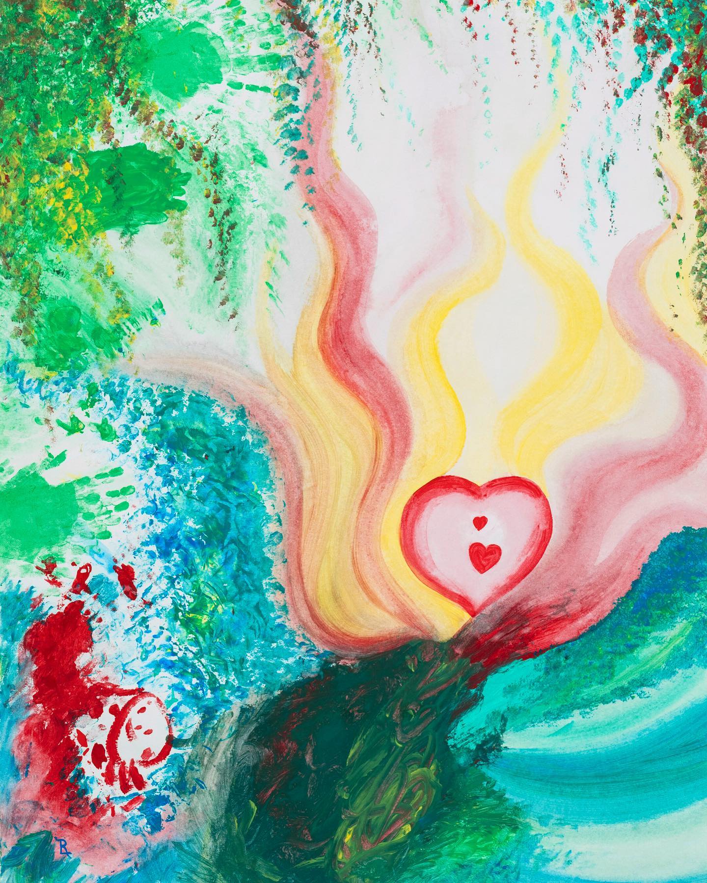 Das neue Jahr ist schon wieder zehn Tage alt und wir wollen hiermit allen, die dies lesen, noch etwas verspätet ein ganz wunderbares, gesundes und bewusstes neues Jahr wünschen!
Viele von uns starten im Januar mit den besten Ideen und Vorsätzen, wollen Dinge ändern, Neues ausprobieren. Dazu müssen wir zuerst einmal aufräumen und loslassen von Dingen, Verhaltensweisen, manchmal vielleicht auch Personen, die uns nicht gut tun oder die einfach nicht mehr passen. (Vorsicht: Natürlich alles ganz langsam, wirklich überdacht und im Zweifel: sein lassen!)
Auch bei Rosalie stehen aktuell wieder große Wachstumsschritte an und in einer ähnlichen Phase (im Januar 2022) ist dieses Bild entstanden. Ich war damals sehr überrascht, wie sich die Themen im Bild widerspiegeln. Ich habe es „Love arising from the ashes“ genannt - aus dem aufgeräumten, losgelassenen Alten kann Raum für Neues, Lichtvolles, Liebevolles entstehen. Dass all diese Vorgänge nicht immer glatt und linear verlaufen, dürfen wir dabei auch beachten. Aber wie ich neulich erst in einem YouTube-Beitrag gehört habe: Wenn wir 8 Mal hinfallen, müssen wir 9 Mal wieder aufstehen. 🫶🏻💪🏻🐌💕
🩷❤️🧡💛👧🏻👩🏻🎨💚🩵💙💜
.
.
#luftfarben #nachwuchskünstler #artwork #colorfulart #fingerfarben #wirmalenunsdieweltwiesieunsgefällt #buntistmeinelieblingsfarbe #toddlerpainting #toddlerart #toddlerartist #farbenfroh #ilovecolors #fantasie #colorfullikearainbow #seelenbilder #soulpainting #instaart #rainbowcolors #fingerpaints #artthatmakesyouhappy #artthatmakesyoufeelgood #artes #spiritualart #colorfulartwork #loslassen #innerwork #aufräumen #bewusstheit #toddlermomlife❤️ #livingwithatoddler