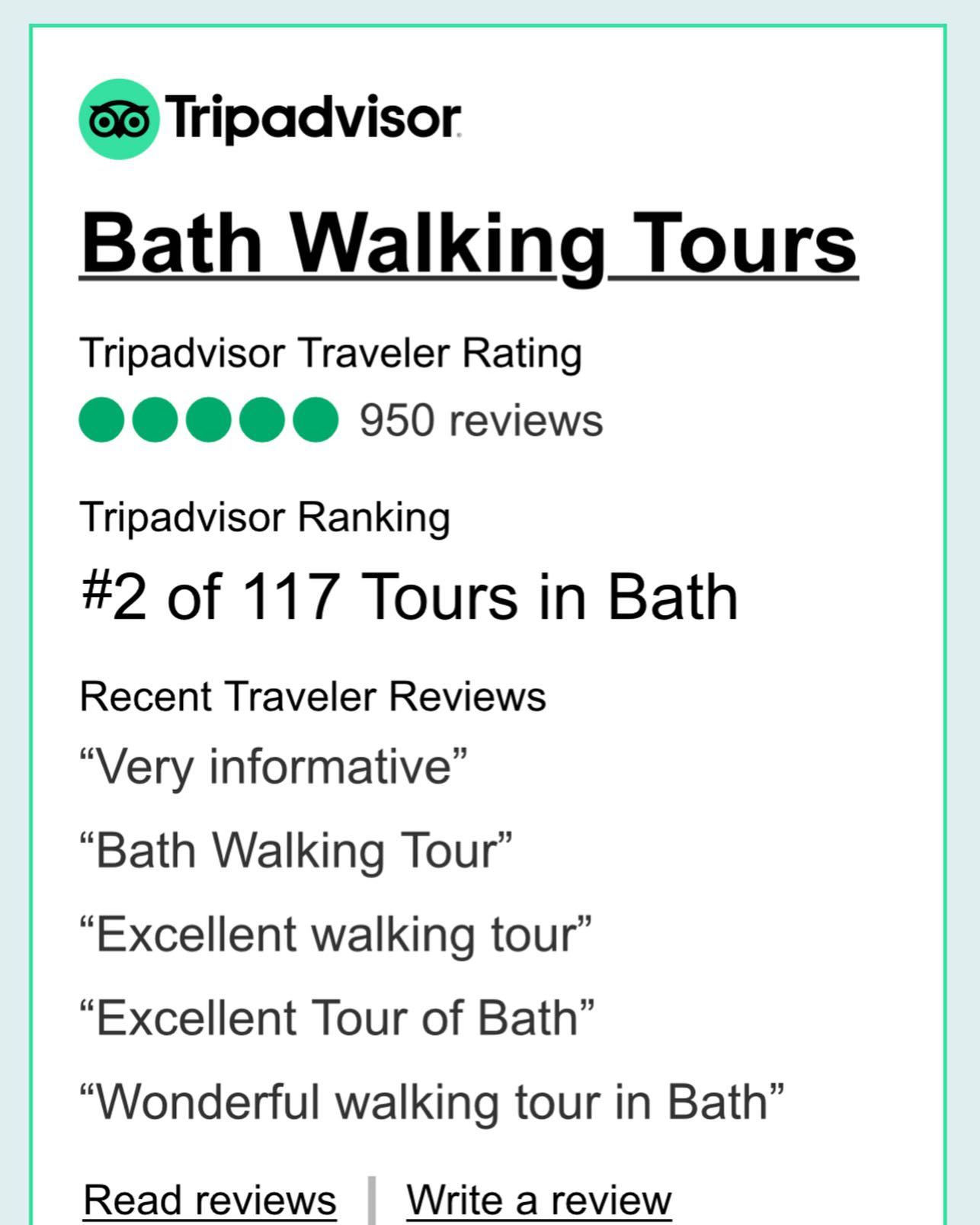 We’ve just received our 950th review on TripAdvisor. Many thanks to all our visitors and fantastic Blue Badge Tourist Guides. Roll on 1,000!