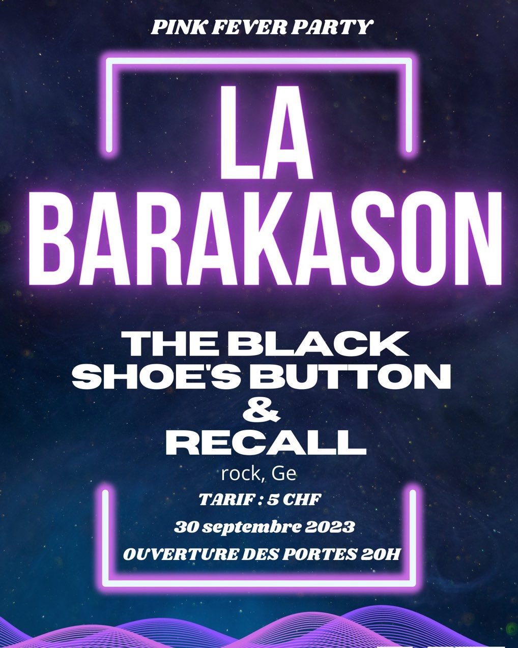 Octobre Rose !
#TheBlackShoesButton
#Recall !
Le 30 septembre 2023.
Www.barakason.live