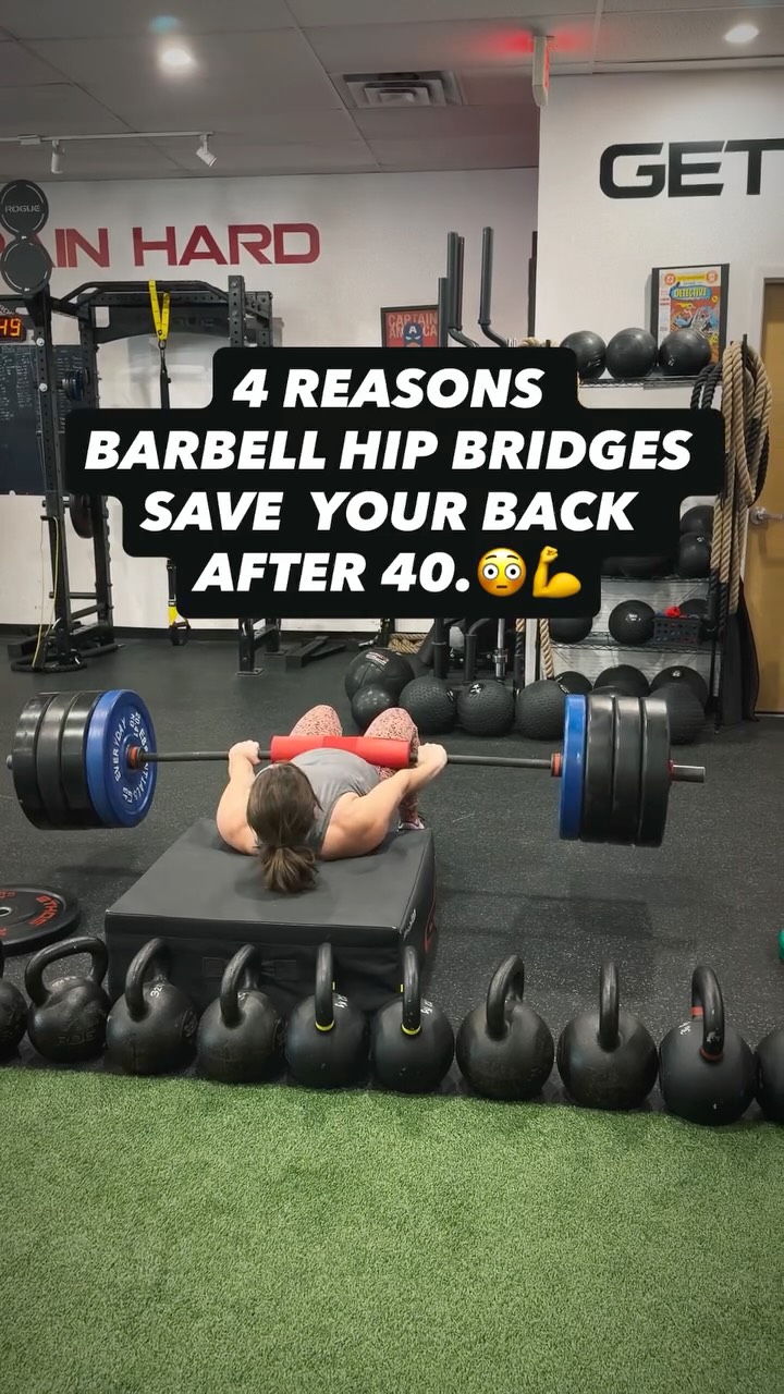 4 reasons barbell hip bridges save your back after 40 š
If you want to build your glutes and stop treating deadlifts like a weekly spine gamble⦠this is your move.
Hereās why we lean hard on barbell hip bridges at Steel Fitness š
āø»
š 4 REAL Reasons to Do Barbell Hip Bridges (Booty + Back Friendly)
1ļøā£ Maximum glute tension, minimal ego lifting
Hip bridges load the glutes hardest at lockout ā right where theyāre meant to work. No yanking weight off the floor. No cheating with your lower back.
2ļøā£ Same hip extension benefits as deadlifts (without the spinal stress)
You still train powerful hip extension ā the whole reason people deadlift ā just without asking your spine to be the hero.
3ļøā£ Easier to feel, easier to progress
Most people finally feel their glutes working here. Better mind-muscle connection = better results = safer loading.
4ļøā£ Glute growth without recovery debt
You can load hip bridges heavy without wrecking your CNS or needing 3 days to feel human again.
āø»
š”ļø 4 Ways Hip Bridges Actually SAVE Your Lower Back
1ļøā£ Neutral spine by design
Your back stays supported on the floor or bench. Less shear force. Less compression. More control.
2ļøā£ No awkward start position
Deadlifts demand mobility, timing, and bracing from the very first rep. Hip bridges eliminate the hardest (and riskiest) part.
3ļøā£ Reduced spinal loading under fatigue
When fatigue sets in, form breaks down first in the lower back. Hip bridges keep the load where it belongs ā on the hips.
4ļøā£ Lets your back heal while you still train hard
You donāt have to ārestā your way out of back pain. You train around it intelligently.
āø»
This isnāt about avoiding hard work.
Itās about training smarter so you can keep lifting for life.
If youāre over 40 and want strong glutes, less back pain, and programming that actually makes senseā¦
š DM āMOMENTUMā
Our 6-Week Momentum Program is built for exactly this.