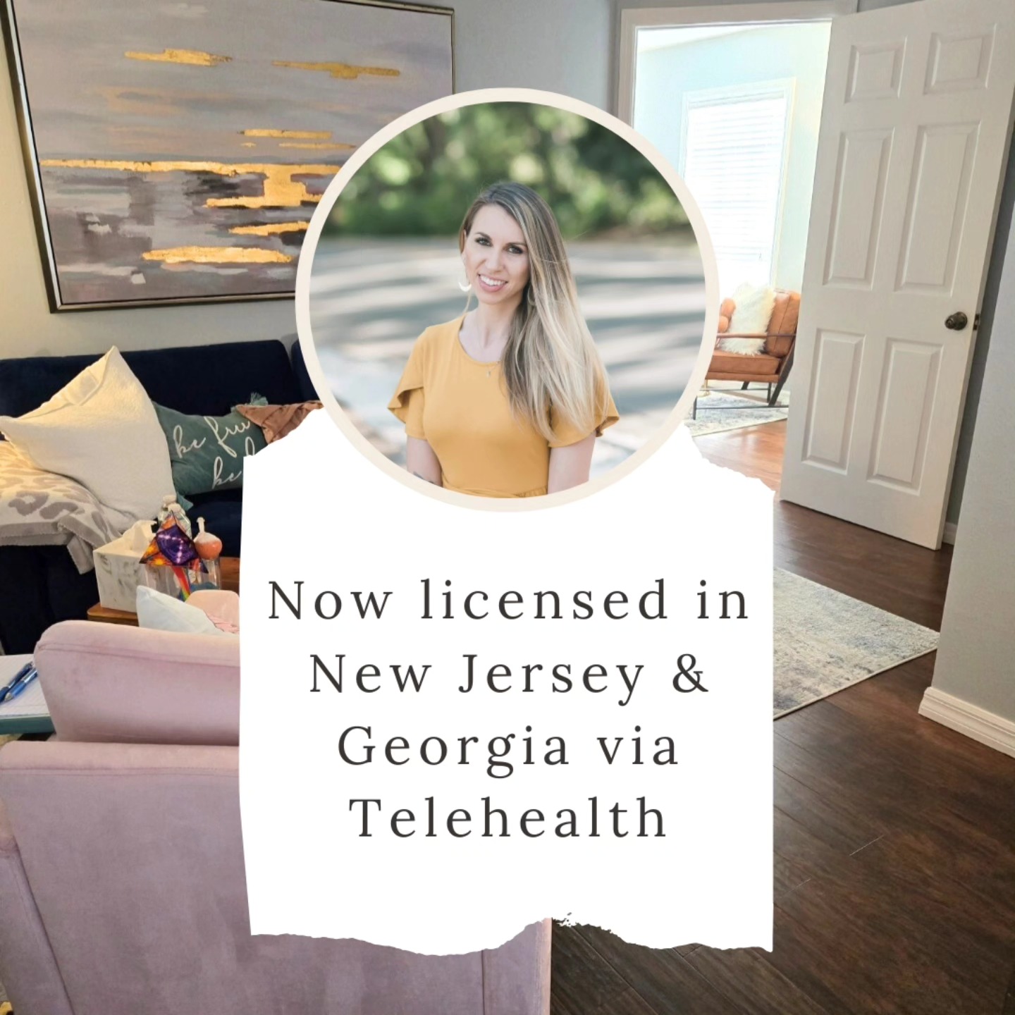 đż Exciting news! đż I am now serving new clients in both New Jersey and Georgia! Whether you're seeking support for mental wellness, navigating life's challenges, or simply looking to grow and heal, I'm here to walk with you on your journey. đ
If you're ready to begin your path toward healing, please reach out to schedule a session. I look forward to working together!
#Therapy #MentalHealthMatters #NewJersey #Georgia #florida #HealingJourney #Wellness #Psychotherapy #Support #NewClients #Mindfulness #SelfGrowth #perinatalmentalhealth #perinataltherapist #emdr #emdriacertified #religioustrauma #religioustraumatherapist