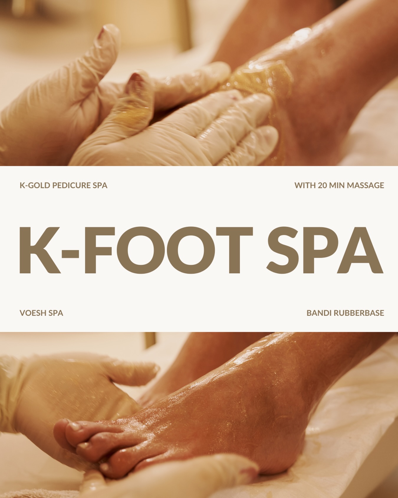 Treat your feet to the luxury they deserve with a golden, K-Beauty foot spa at Golden Glow Beauty Lounge.
#KBeauty #GoldenGlow #KBeautyDubai #BandiDubai #VoeshDubai @voeshny @bandinail_official @bandinailsme