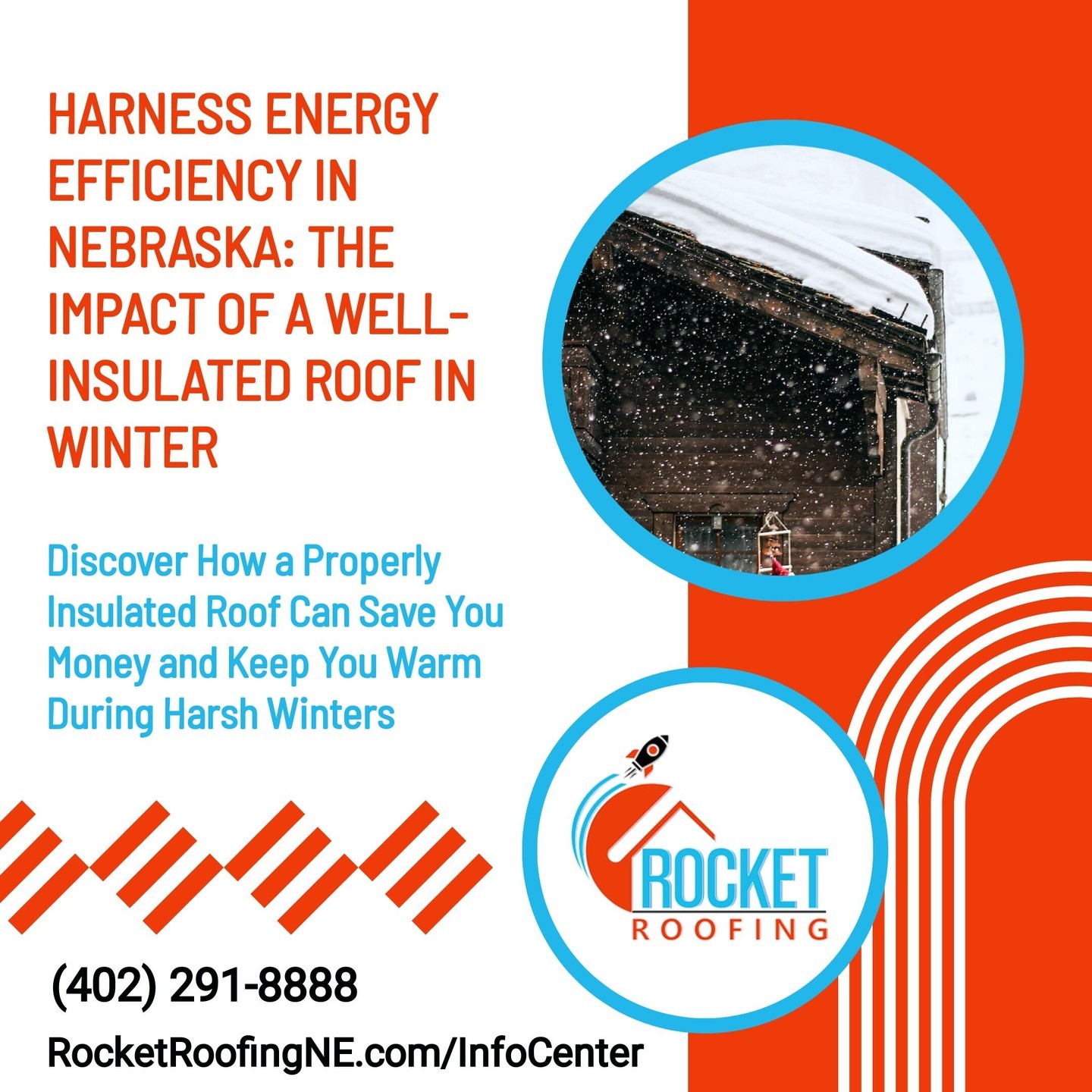 Hey everyone! Did you ever wonder how a well-insulated roof could impact energy efficiency in your home during the winter months? 🤔 Well, we've got just the blog post for that! 📚 Check out this informative article on harnessing energy efficiency in Nebraska and the positive effects of a well-insulated roof in winter. ❆✨ It dives into the importance of insulation, the cost savings it provides, and how it contributes to a greener environment. Don't miss out on this valuable information! Be sure to click the link below to read the post and gain some valuable insights. 👇 And don't forget to share it with your friends and family, so they too could benefit from the knowledge. Together, let's create a more energy-efficient future! 💚💡 link in bio.
#Omaha #Local #RocketRoofingNE #RoofingExperts #QualityRoofing #RoofingServices #RoofingSolutions
