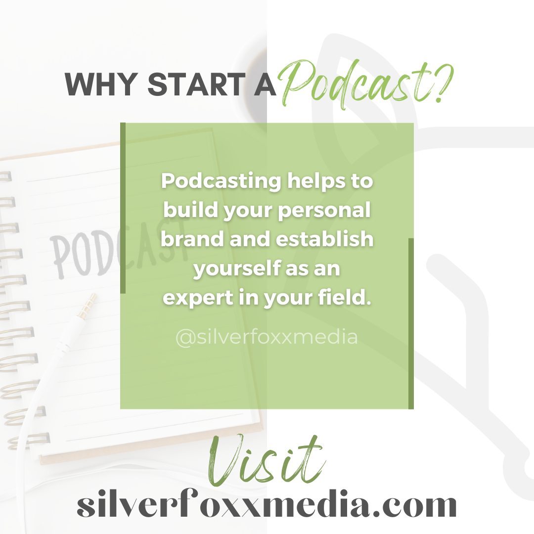 If you're ready to start your own podcast and take your personal brand to the next level, consider partnering with Silver Foxx Media. We specialize in helping entrepreneurs and thought leaders like you create high-quality podcasts that engage, inform, and entertain audiences. With our expert guidance and support, you can launch your own successful podcast and build a loyal following of listeners. So why wait? Contact Silver Foxx Media today and let's get started!
#podcast #podcastdevlopment #voiceover #recordingstudio #socialmediamanagment #familyowned #blackownedbusiness #voiceactor #indiana #indianabusiness #womanownedbusiness #womanowned #womanownedsmallbusiness #womensempowerment #femaleboss #podcasting
