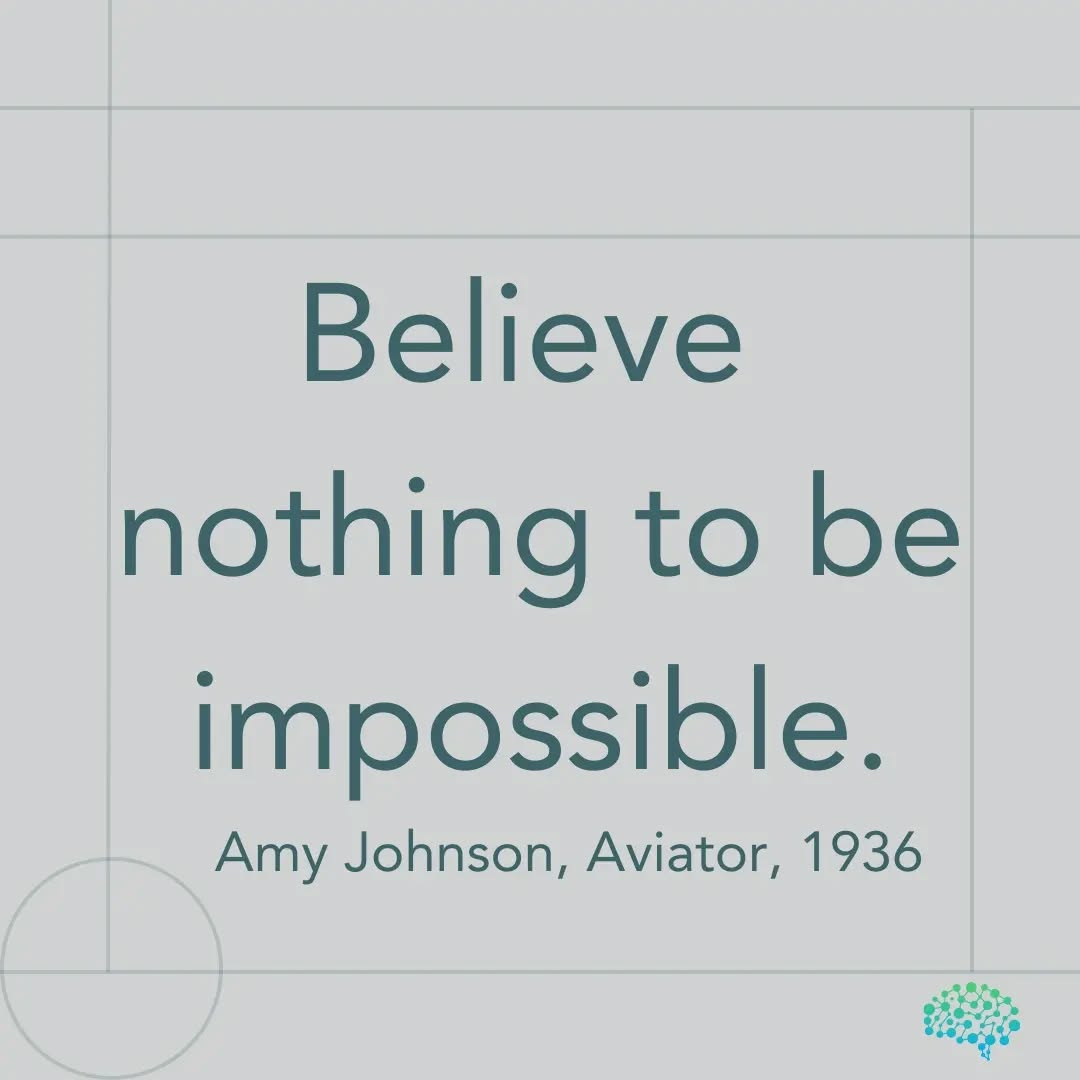 Inspirational words from the pioneering aviator, Amy Johnson.
On May 5th, 1930, Johnson sealed her place in the history books, becoming the first woman to fly solo from England to Australia.
This 11,000 mile journey was the first of several record-breaking flights.
26 year old Amy and her plane, a second-hand Gypsy Moth called Jason, took off from Croydon Aerodrome with no crowds and no fuss. No one knew who she was.
The journey was full of danger. She had no radio contact with the ground, used only a compass for navigation, and had several dramatic incidents along the way, including almost flying into a mountain range .
Amy landed in Australia to a hero's welcome. Congratulations came from around the world, from royalty and celebrities. The British press called her 'The Queen of the Air'.
More than one million people lined the streets of London as she was driven through the city on her return home.
Fast cars, modelling, and a turbulent marriage followed, Johnson became a living legend. Her life was cut short, aged just 37, when her plane crashed into the Thames estuary. Her body was never recovered, and many stories surround her death.
Her plane can be seen in London's Science Museum, and while Croydon Airport has long since closed, her story is fondly remembered in the Heritage Museum at the visitor centre.
#inspiration #attitudeiseverything #believeinyourself #inspirationalwomen #britishculture #britishhistory #learningisajourney #learnenglish #fordlearning