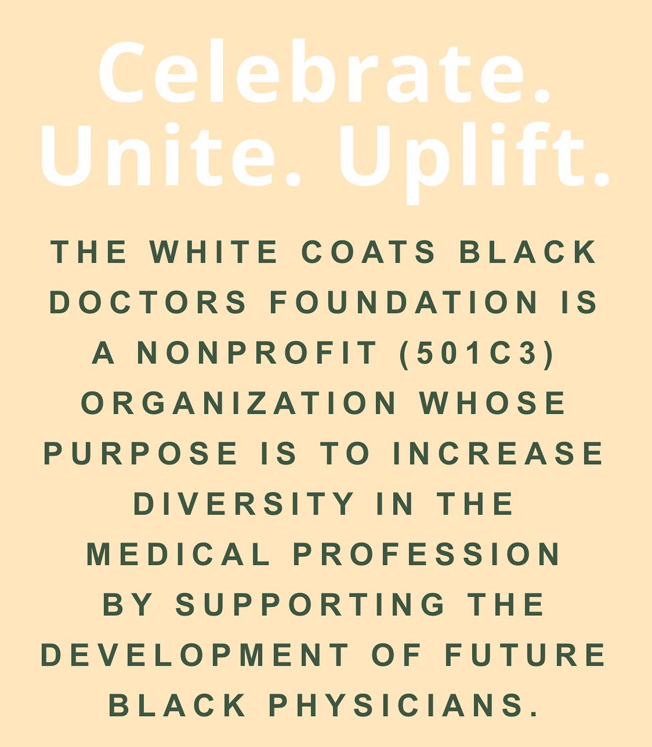 This holiday season, Triumph Therapy is proud to support @whitecoatsblackdoctors foundation. Because racial disparities in health care are very real and deadly. One of the most impactful ways to ameliorate these disparities and biases is to encourage more Black folx into the medical professions.
To learn more about this foundation please visit http://www.whitecoatsblackdoctors.org
#endmedicalracism #antiracism #futureblackphysicians